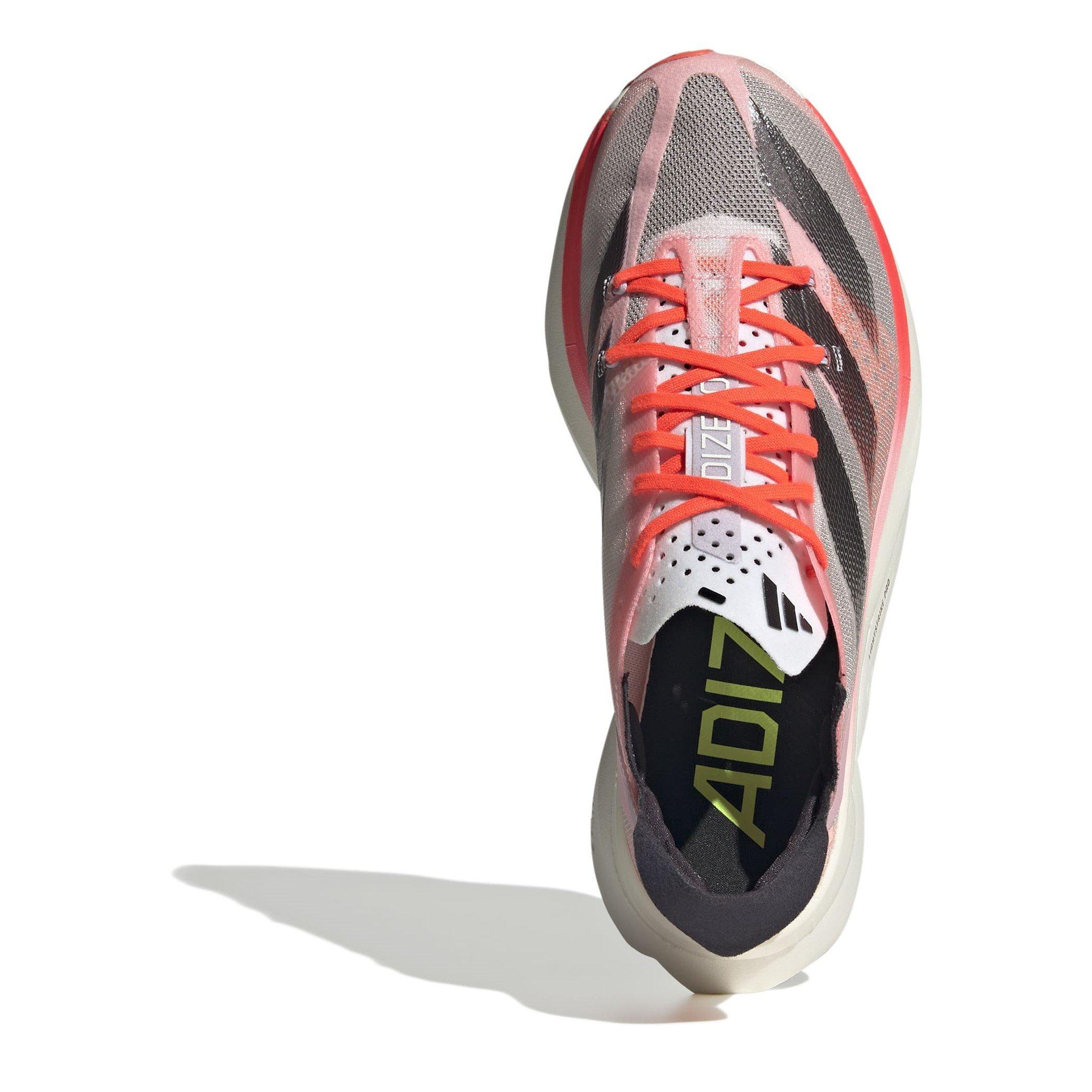 Pink Spark/Auro - adidas - Adizero Adios Pro Everyday Neutral Road Running Shoes - 6