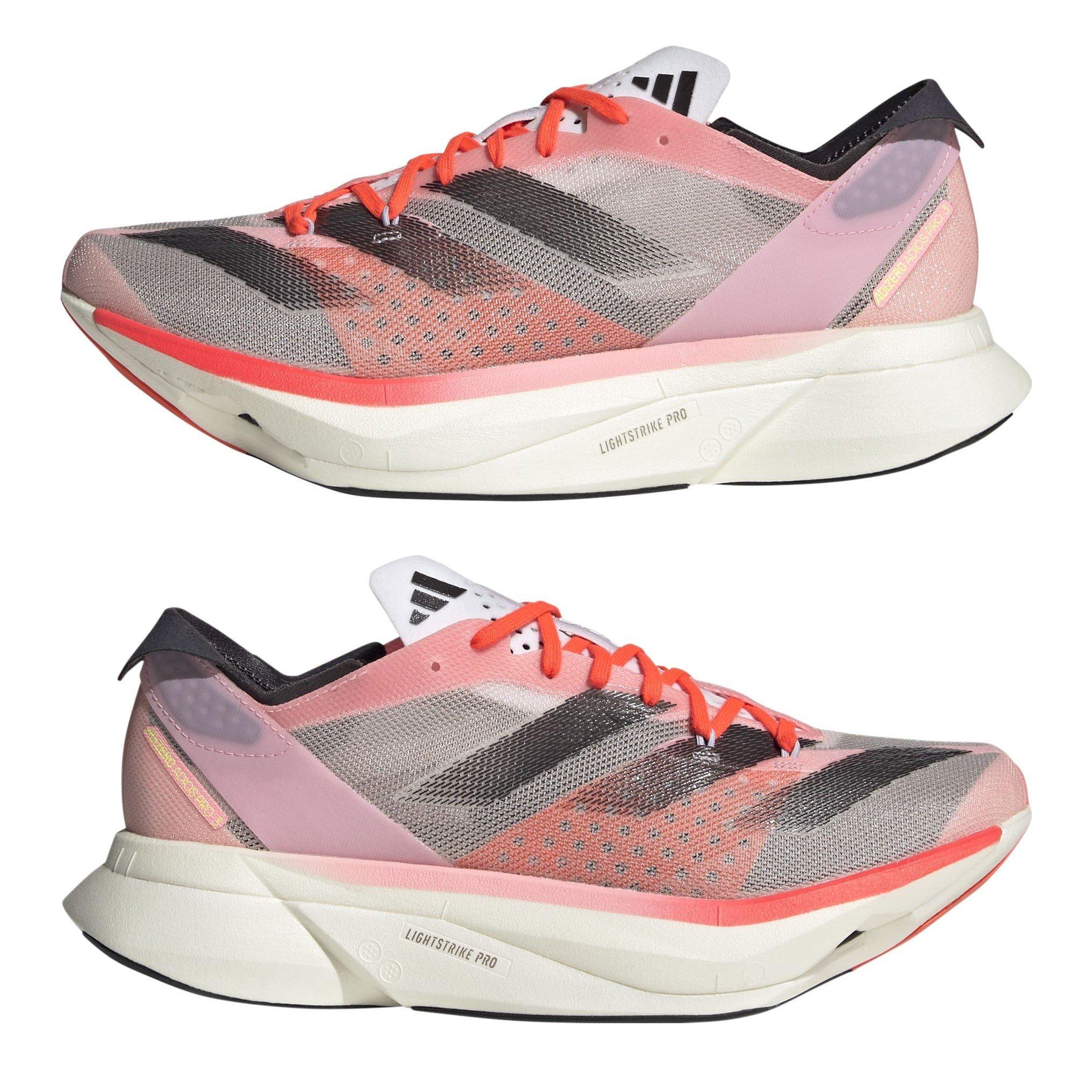 Pink Spark/Auro - adidas - Adizero Adios Pro Everyday Neutral Road Running Shoes - 10