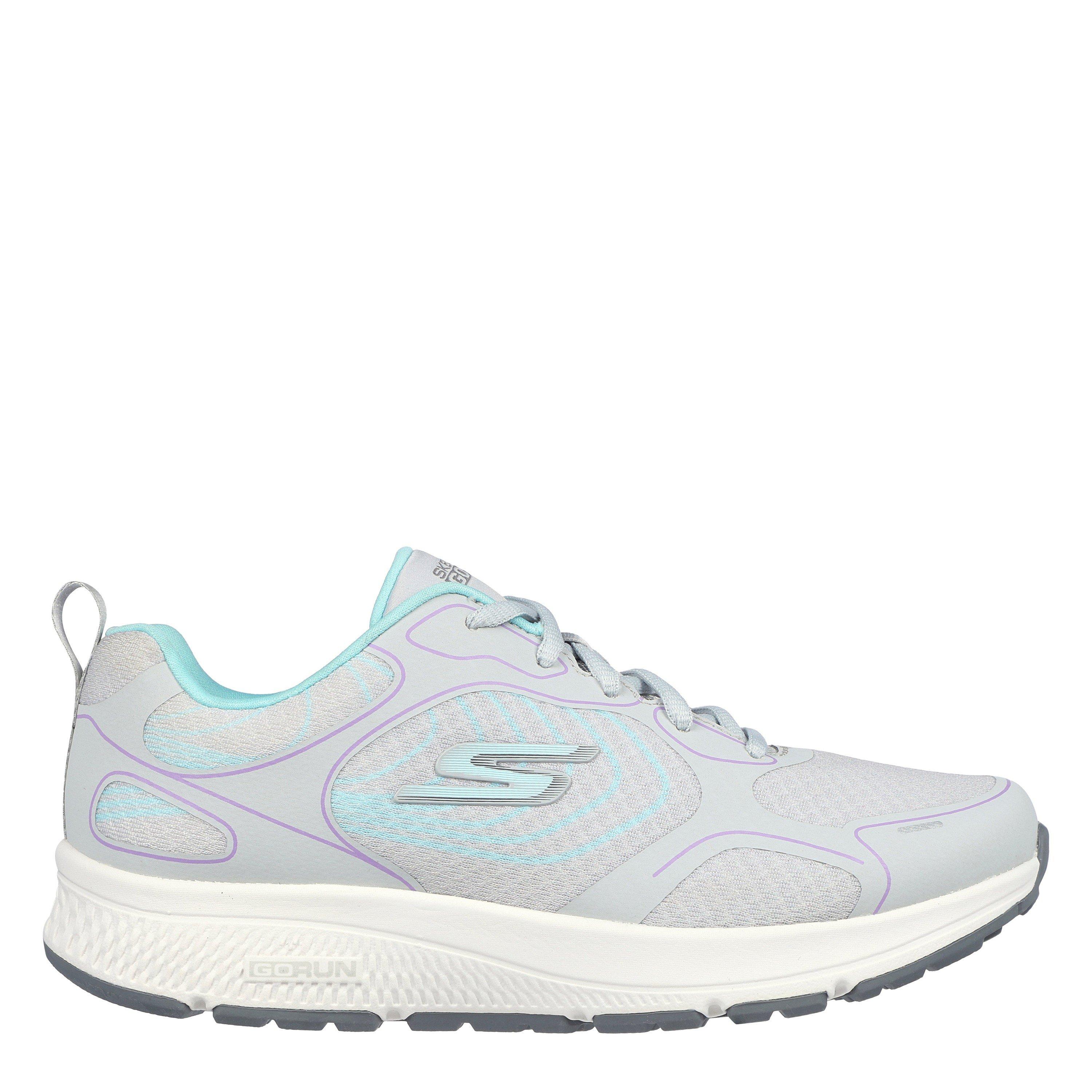 Skechers Women's Everyday Neutral Road Running Shoes - Grey/Blue - 2 (35)