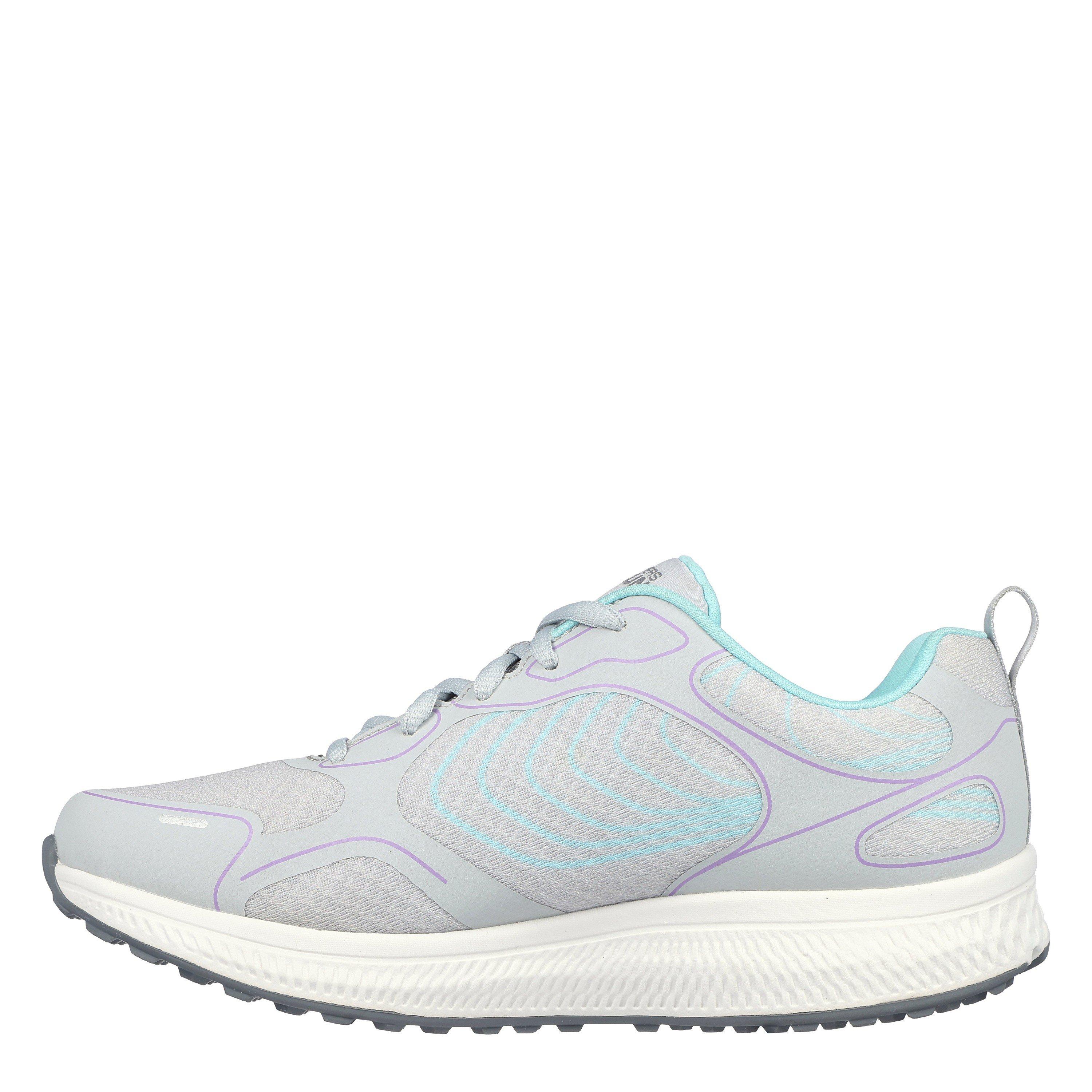 Gris/Bleu - Skechers - Women's Everyday Neutral Road Running Shoes - 2