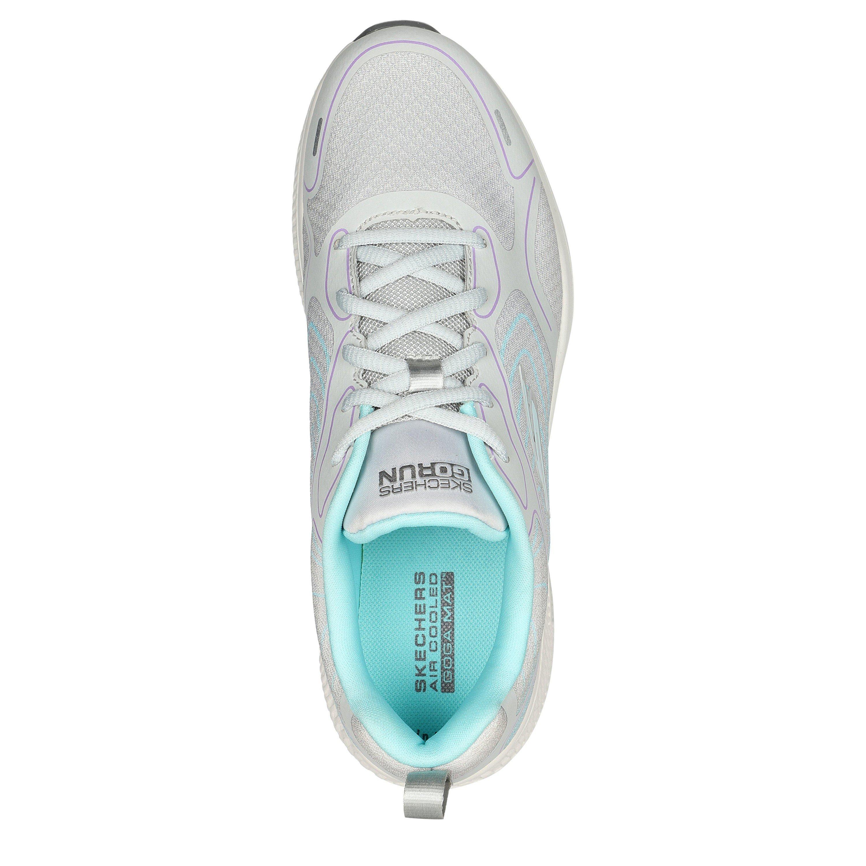Gris/Bleu - Skechers - Women's Everyday Neutral Road Running Shoes - 4