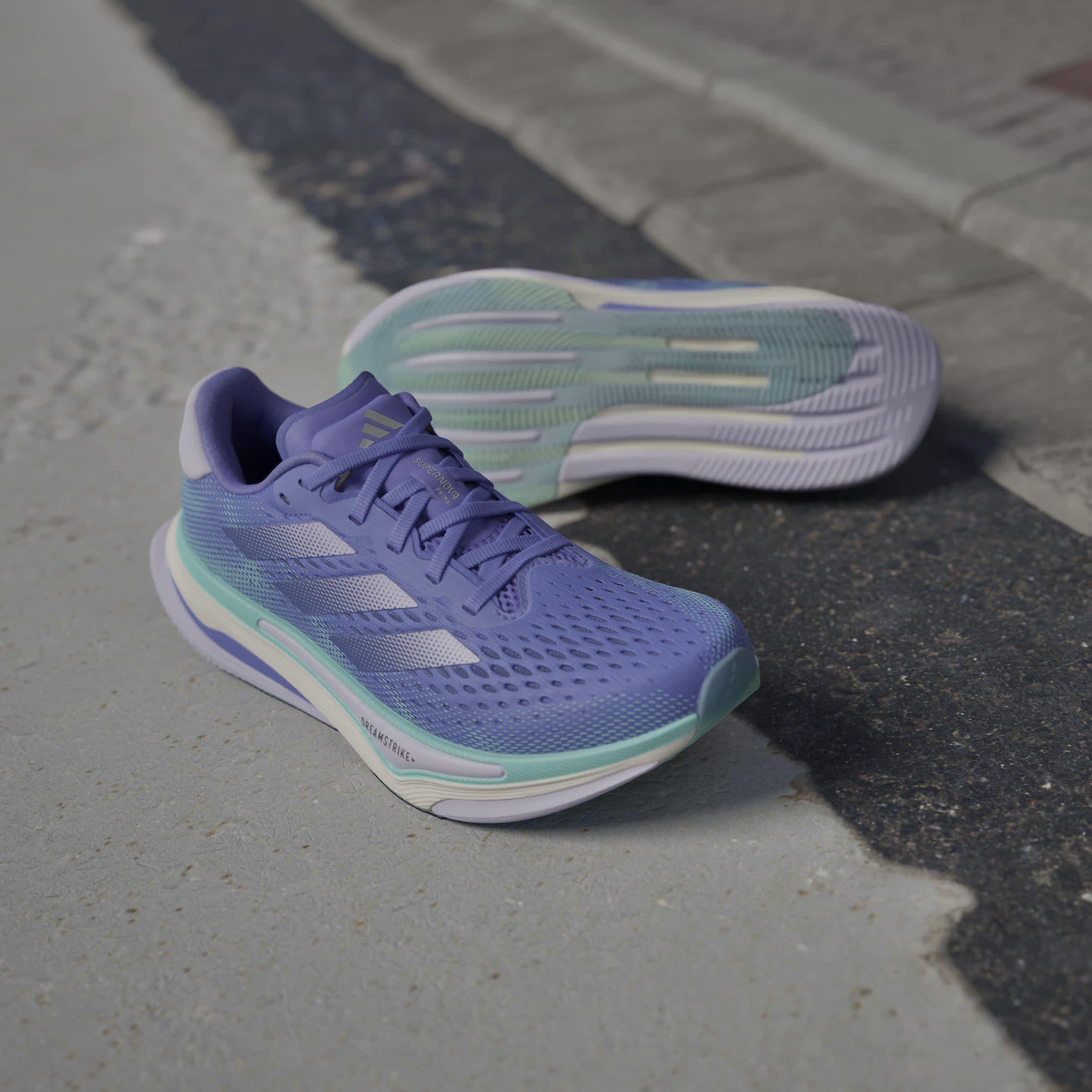 Cobalt Blue/Pur - adidas - Supernova Prima W Road Running Shoes Womens - 14