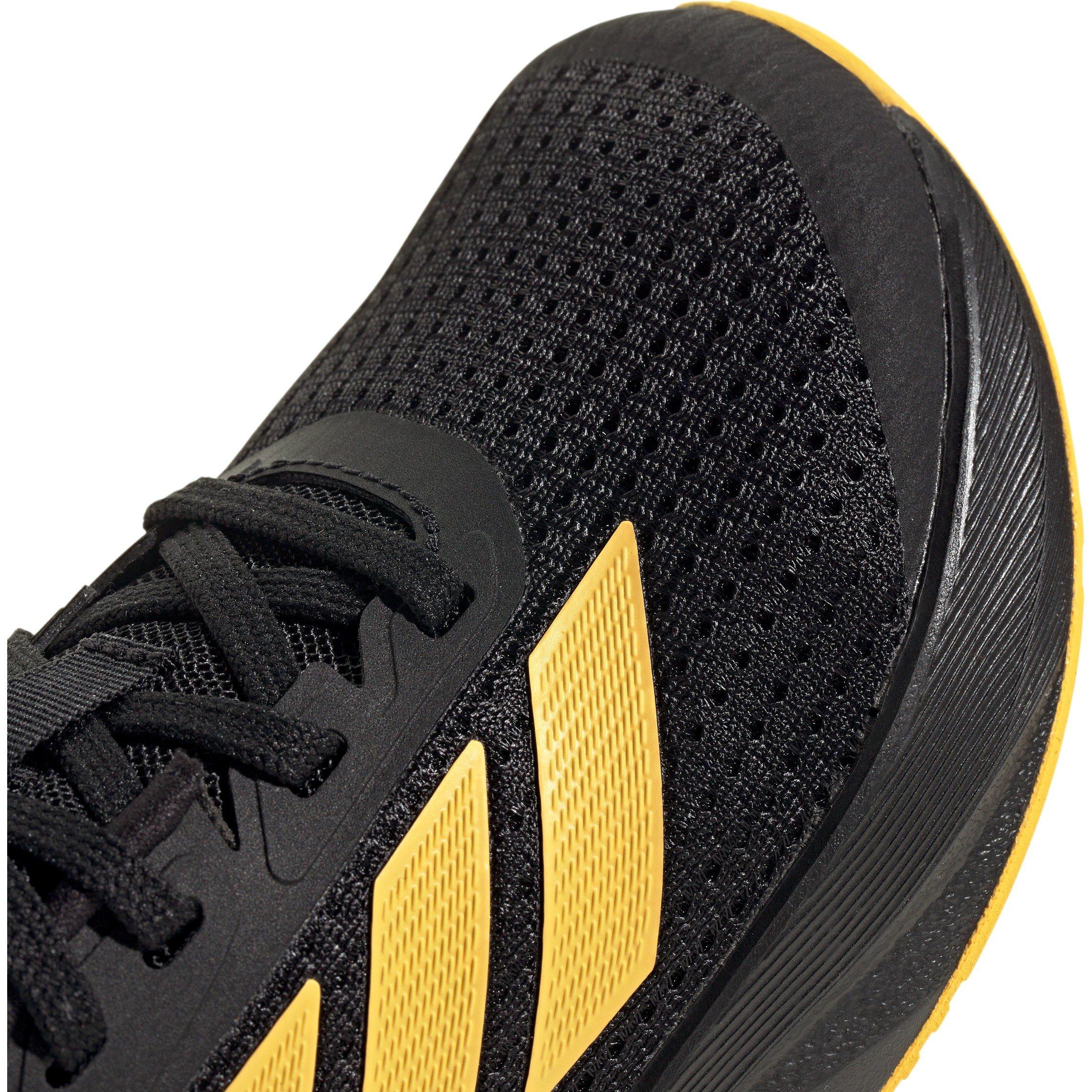 CoreBlack/Spark - adidas - Duramo Sl K Road Running Shoes Unisex Kids - 8