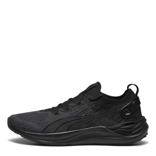 Black-Gray - Puma - Electrify Nitro 3 Knit Mens Running Shoes - 2