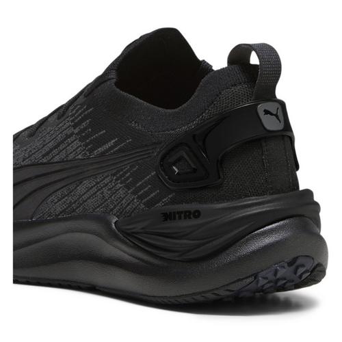 Black-Gray - Puma - Electrify Nitro 3 Knit Mens Running Shoes - 5