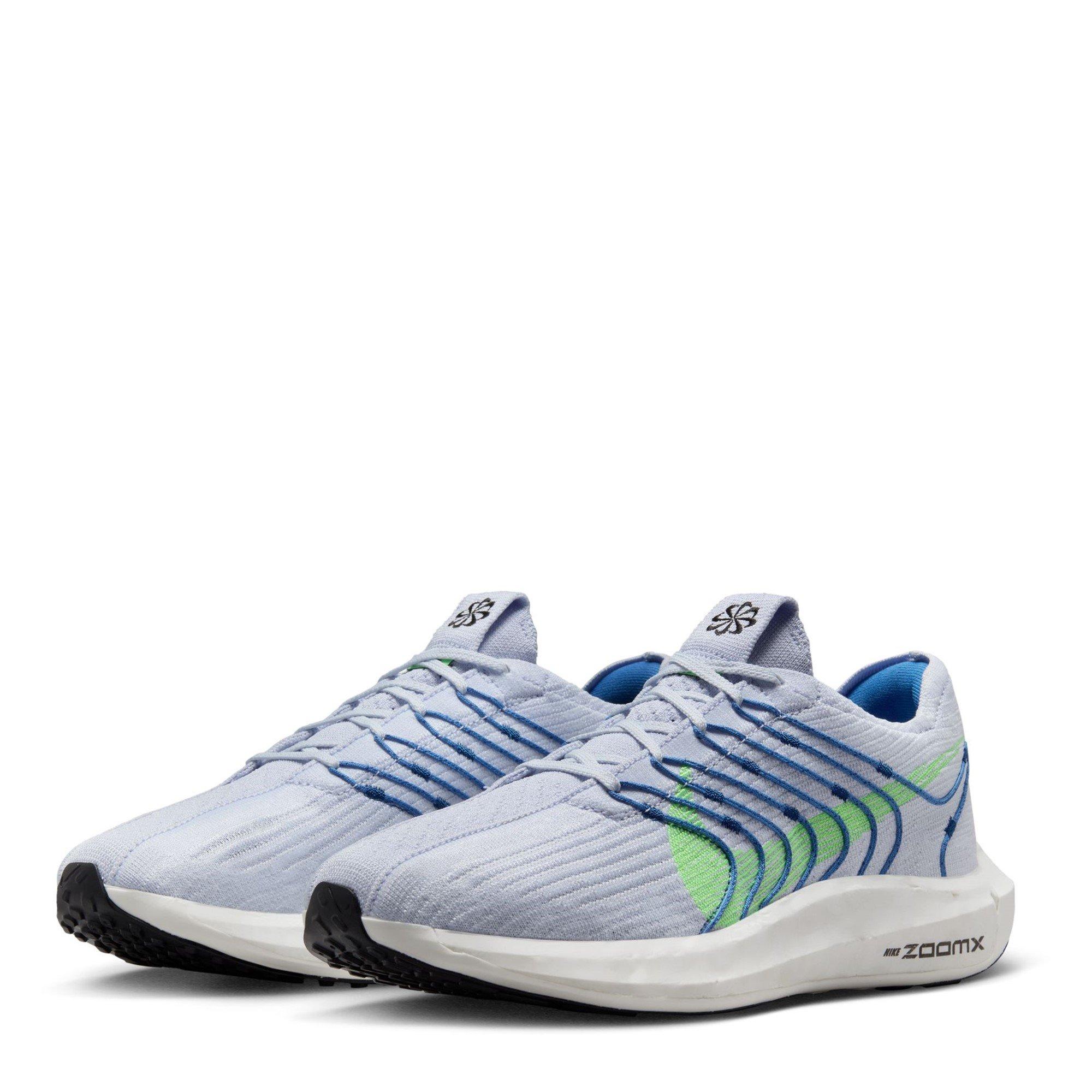 Grey/Green - Nike - Pegasus Turbo Next Nature Men's Road Running Shoes - 4