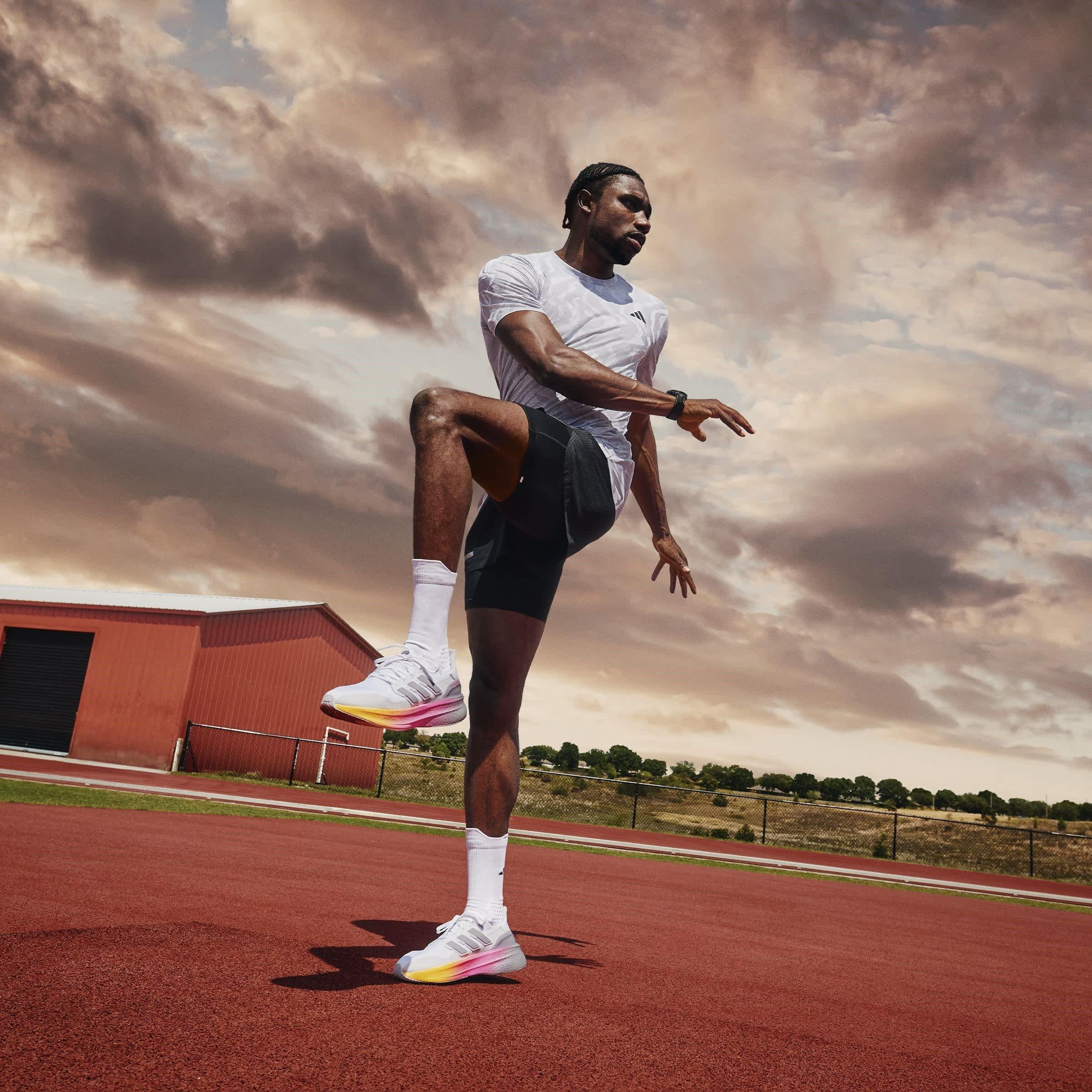 Ftwr White/Glor - adidas - Ultraboost 5 Road Running Shoes Mens - 13