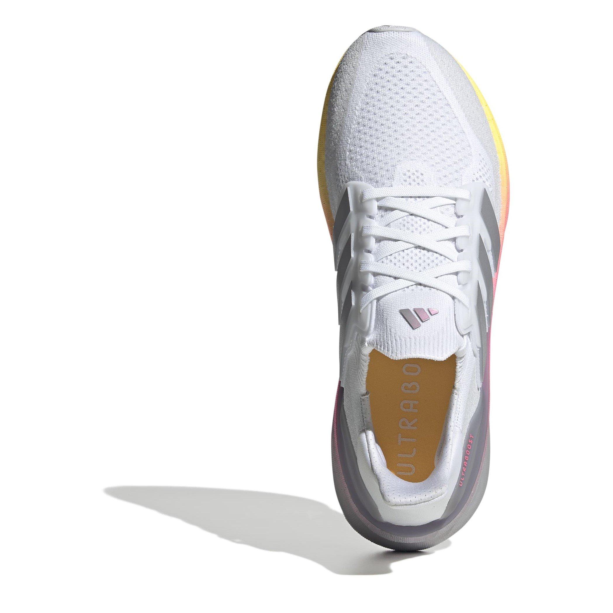 Ftwr White/Glor - adidas - Ultraboost 5 Road Running Shoes Mens - 5