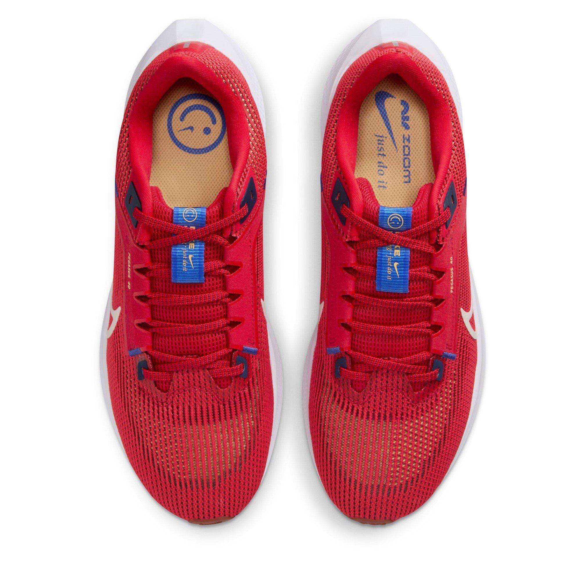 Uni Red/M.Navy - Nike - Air Zoom Pegasus 40 Mens Running Shoes - 6