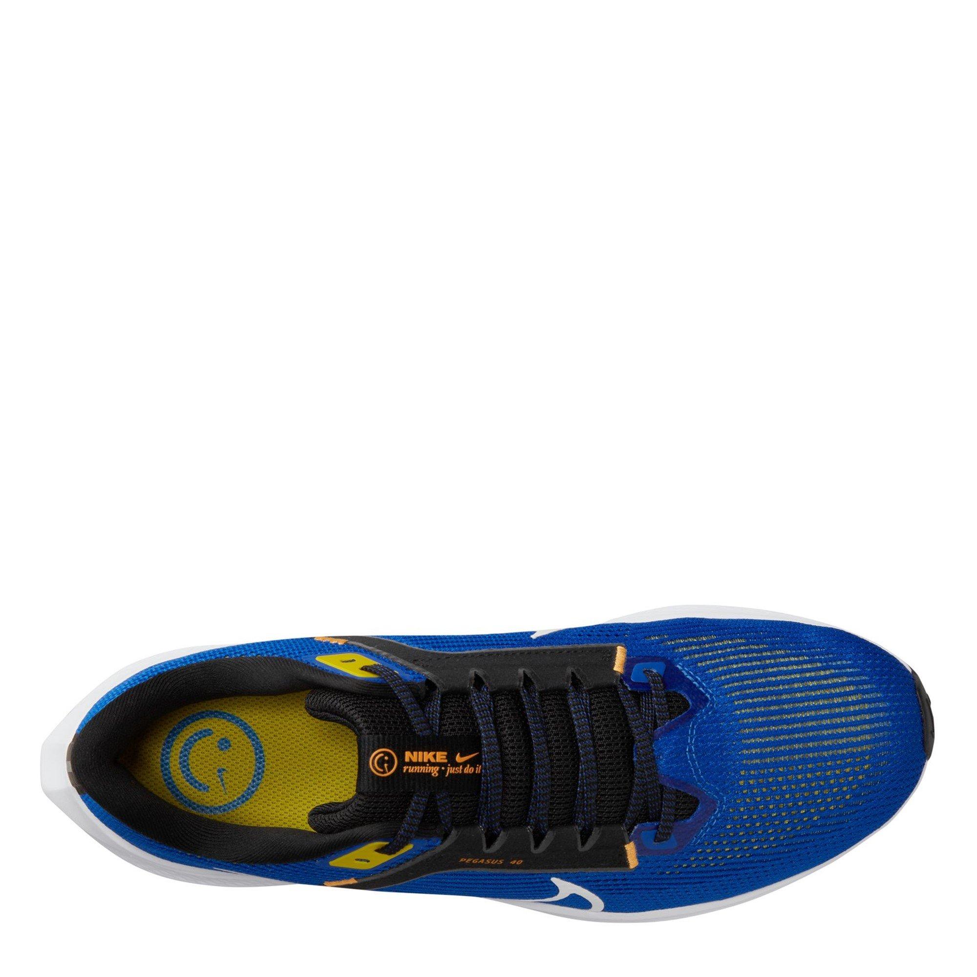 Nike zoom running shoes blue on sale