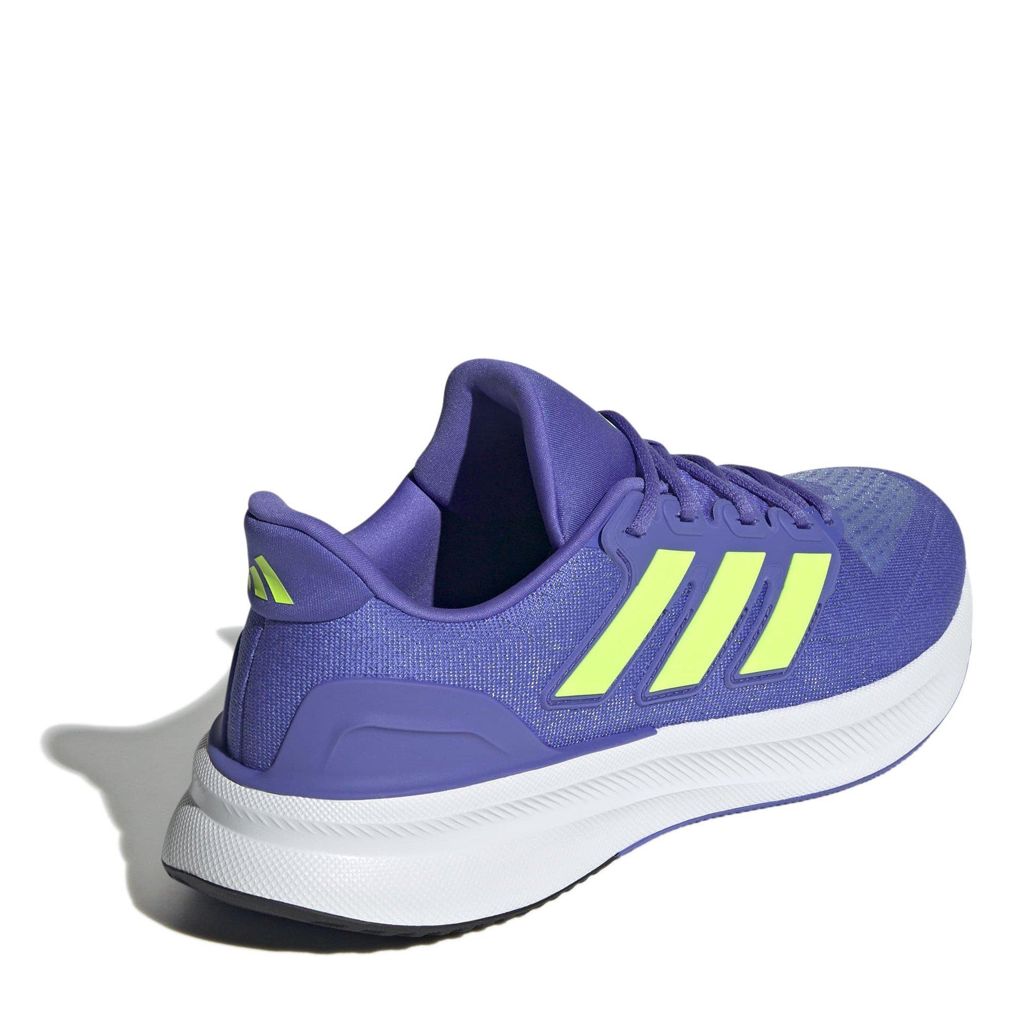 Blue/Lemon/Wht - adidas - Ultrarun 5 Mens Running Shoes - 4