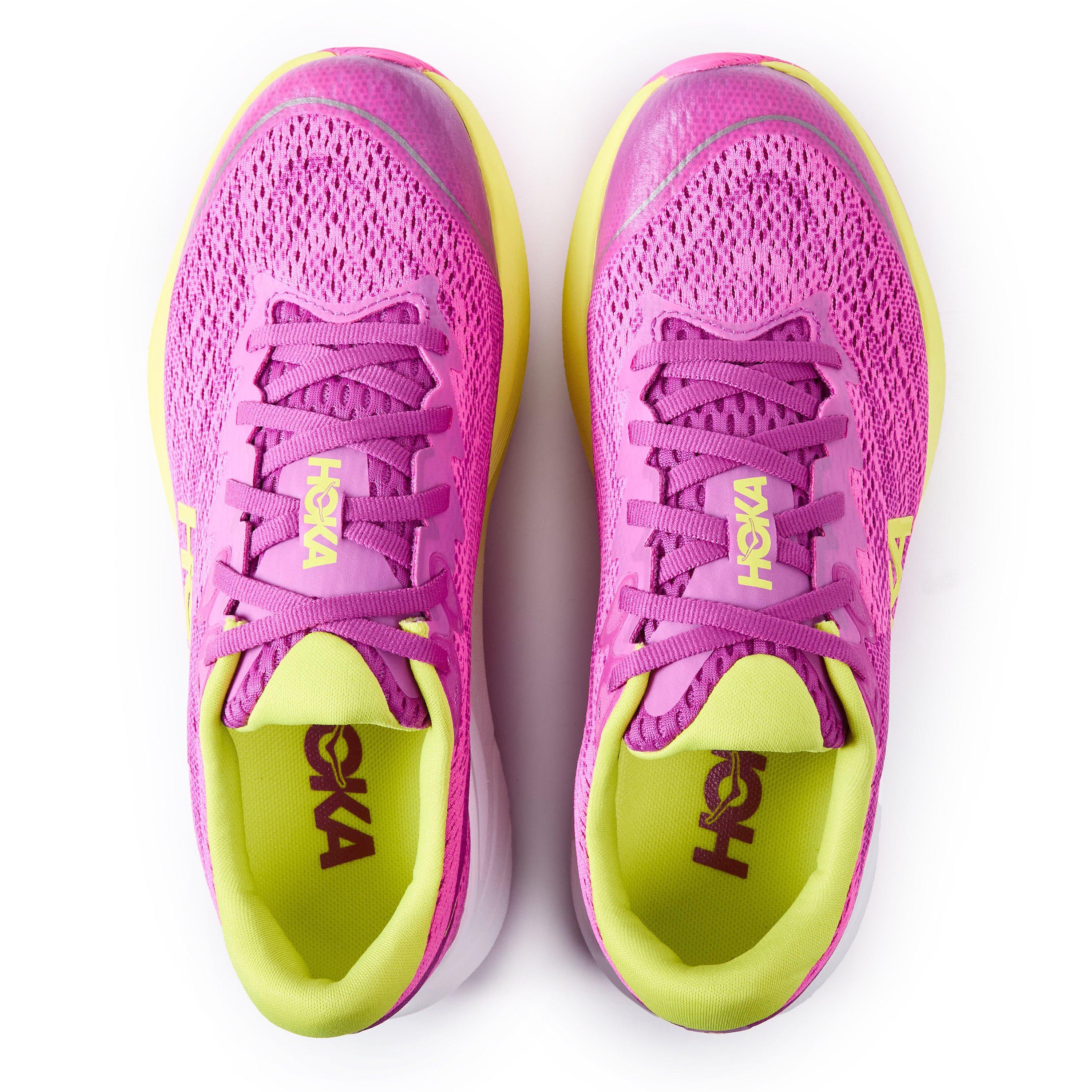 Fuschia - Hoka - Kids' Rincon 4 Road Running Shoes - 4