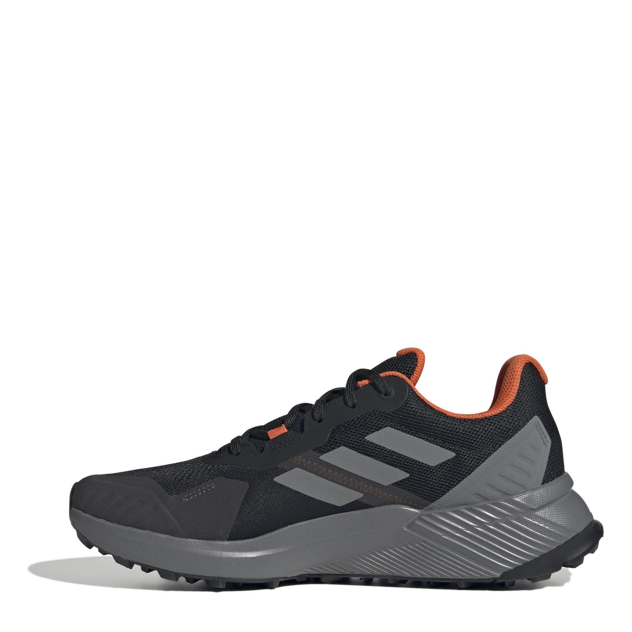 CBlk/Grey/Orgn - adidas - Terrex Soulstride Mens Trail Running Shoes - 2