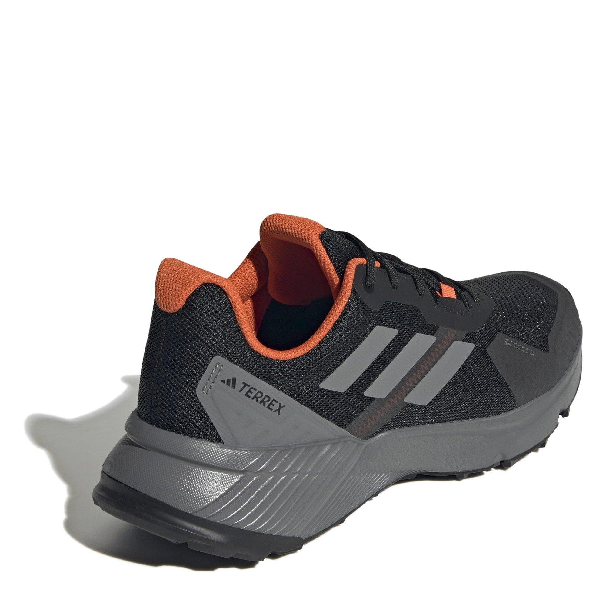CBlk/Grey/Orgn - adidas - Terrex Soulstride Mens Trail Running Shoes - 4