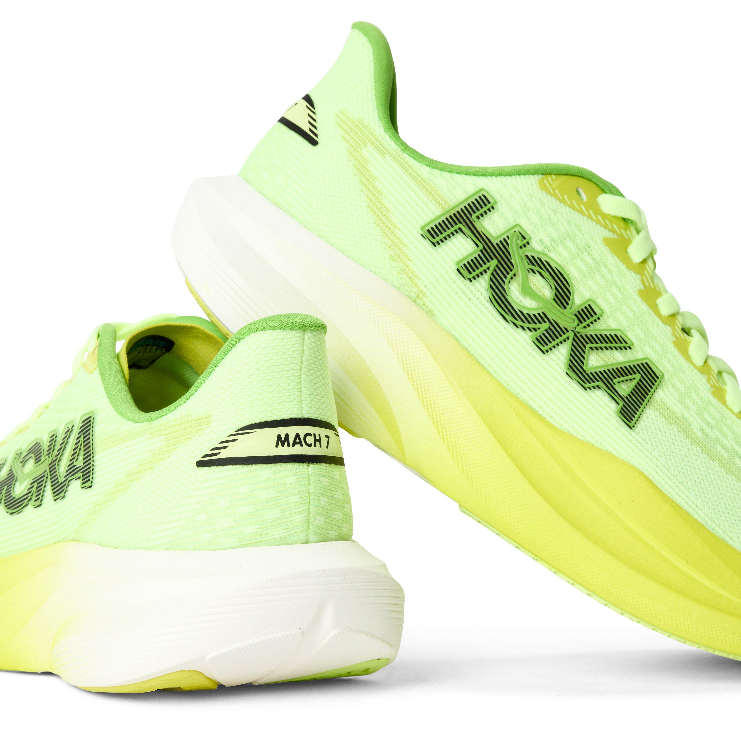 Neon/Citrus - Hoka - Women's Mach 7 Road Running Shoes - 3