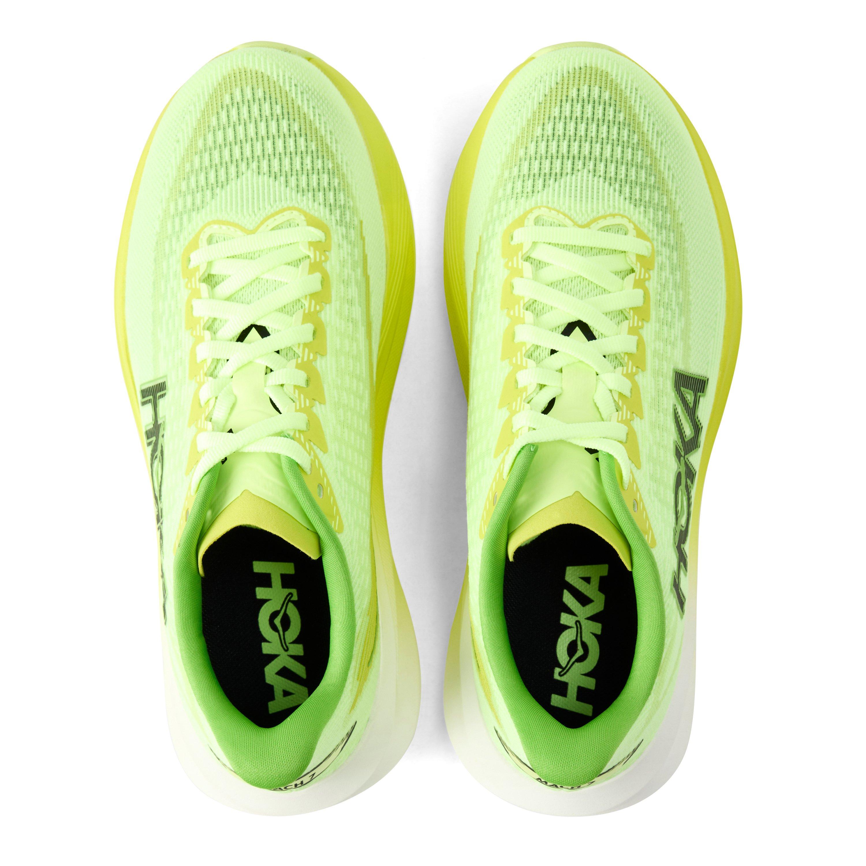 Neon/Citrus - Hoka - Women's Mach 7 Road Running Shoes - 4