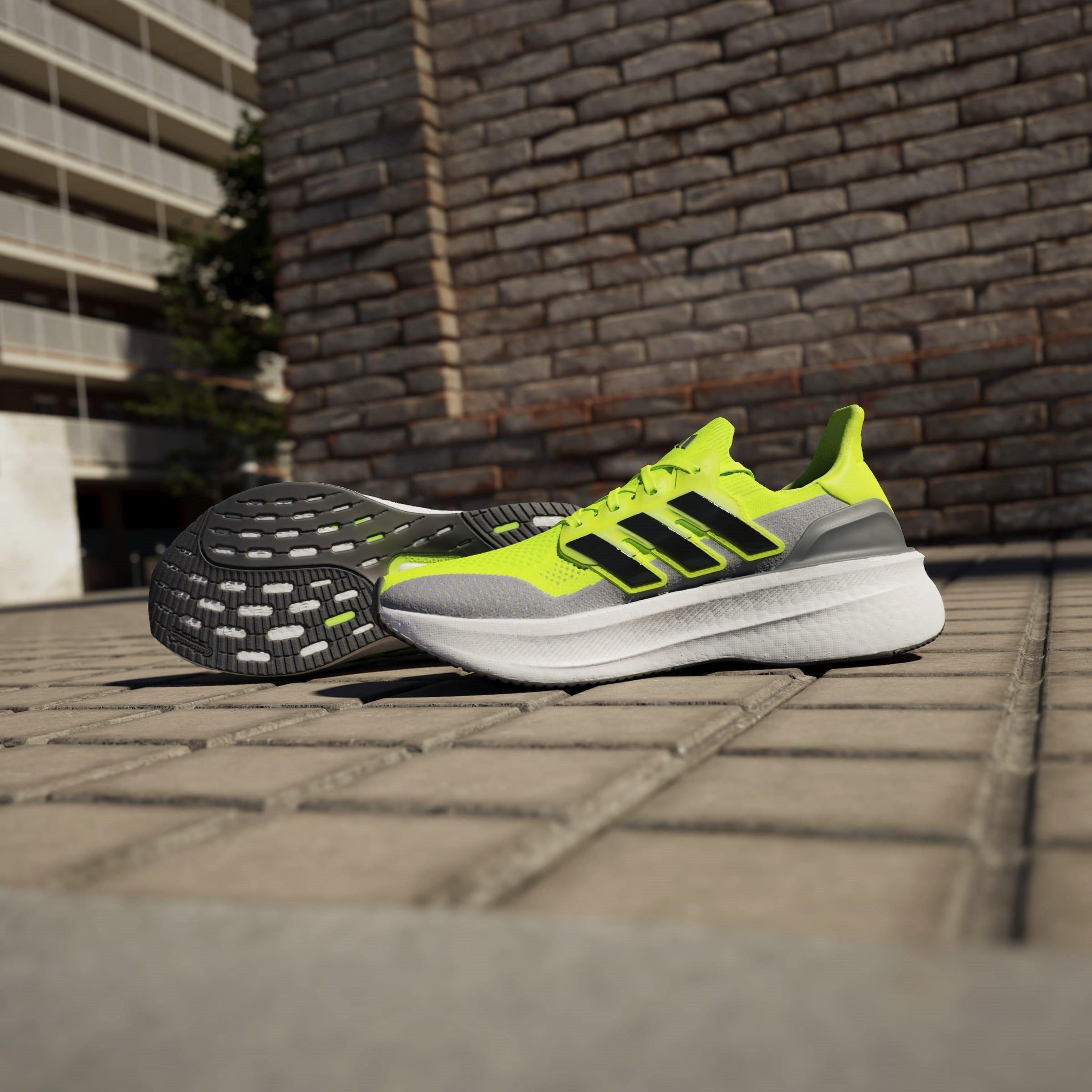 Lucid Lemon/Cor - adidas - Ultraboost 5 Road Running Shoes Unisex Kids - 11