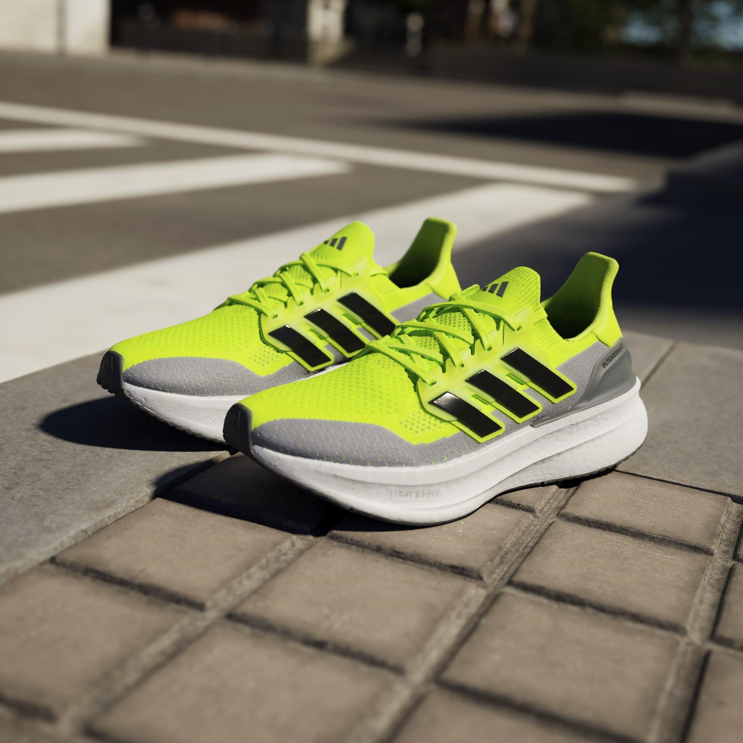 Lucid Lemon/Cor - adidas - Ultraboost 5 Road Running Shoes Unisex Kids - 12