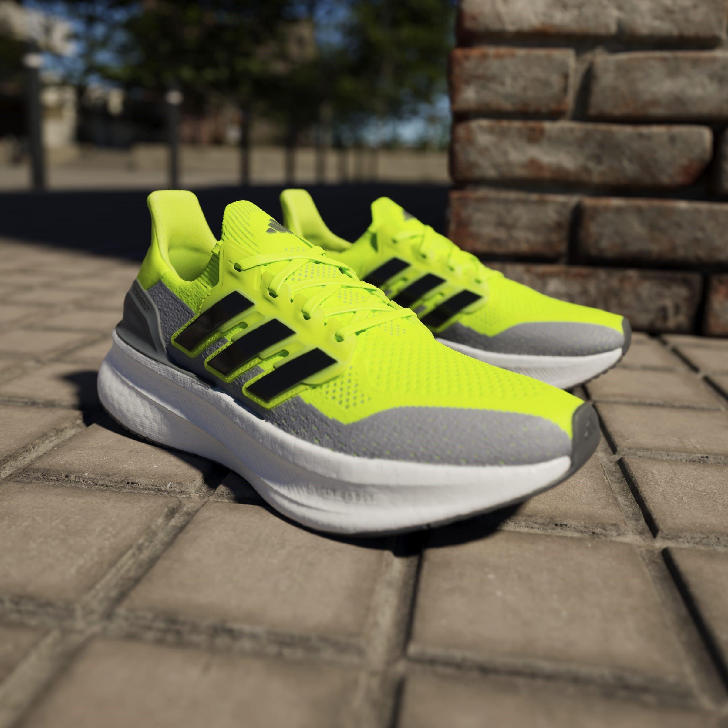 Lucid Lemon/Cor - adidas - Ultraboost 5 Road Running Shoes Unisex Kids - 15