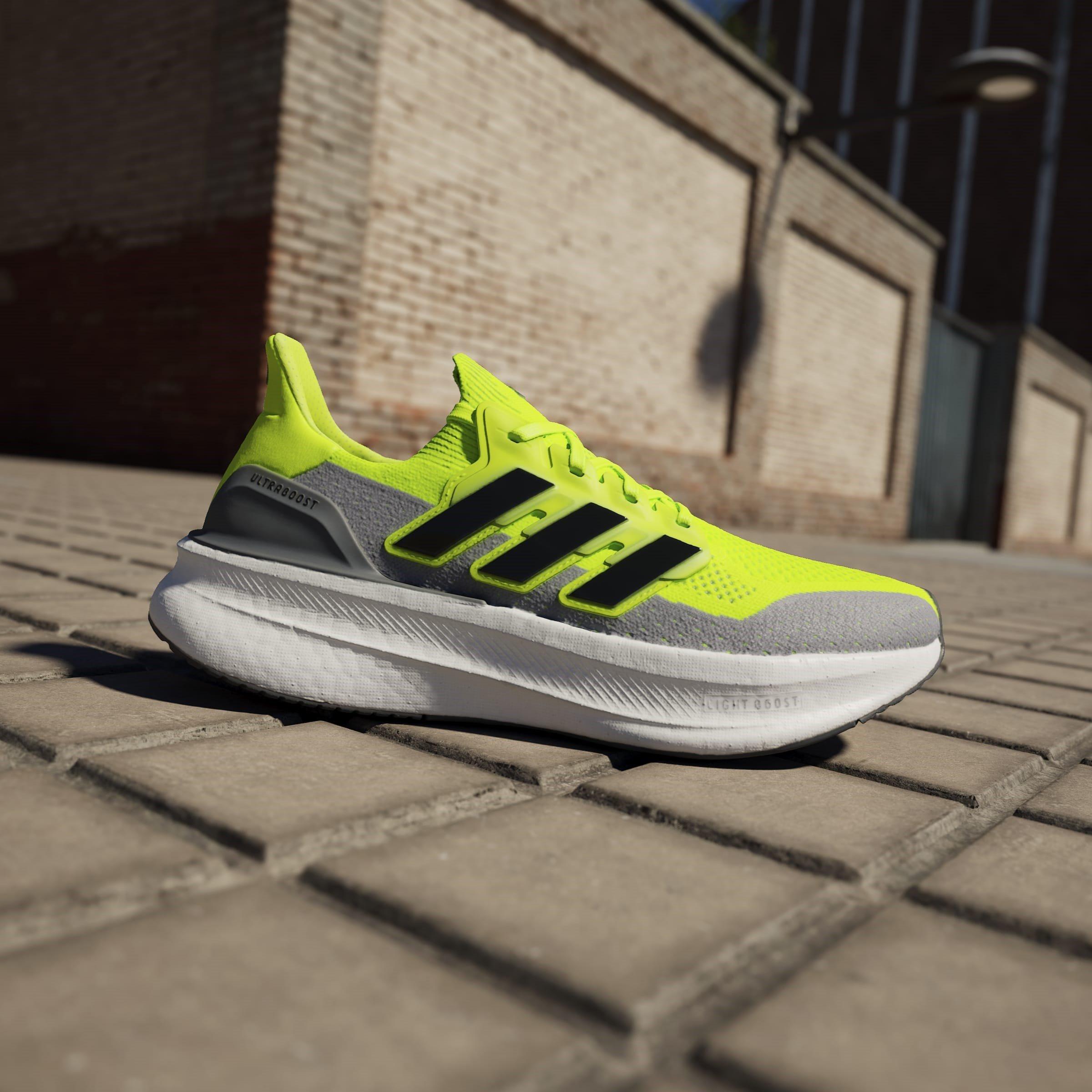 Lucid Lemon/Cor - adidas - Ultraboost 5 Road Running Shoes Unisex Kids - 10