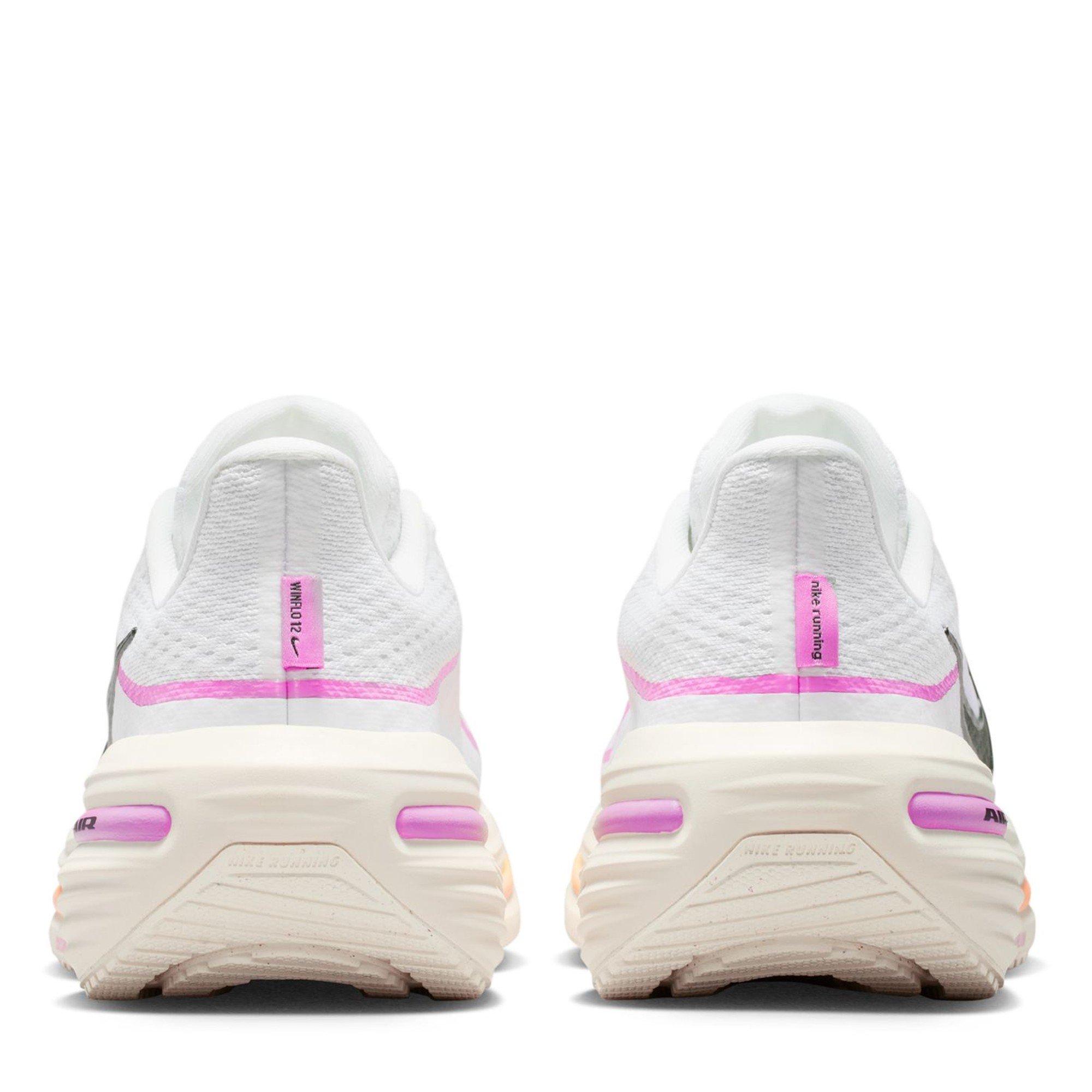 Wit/ mandarijn - Nike - Womens Nike Winflio 12 Everyday Running Shoes - 5
