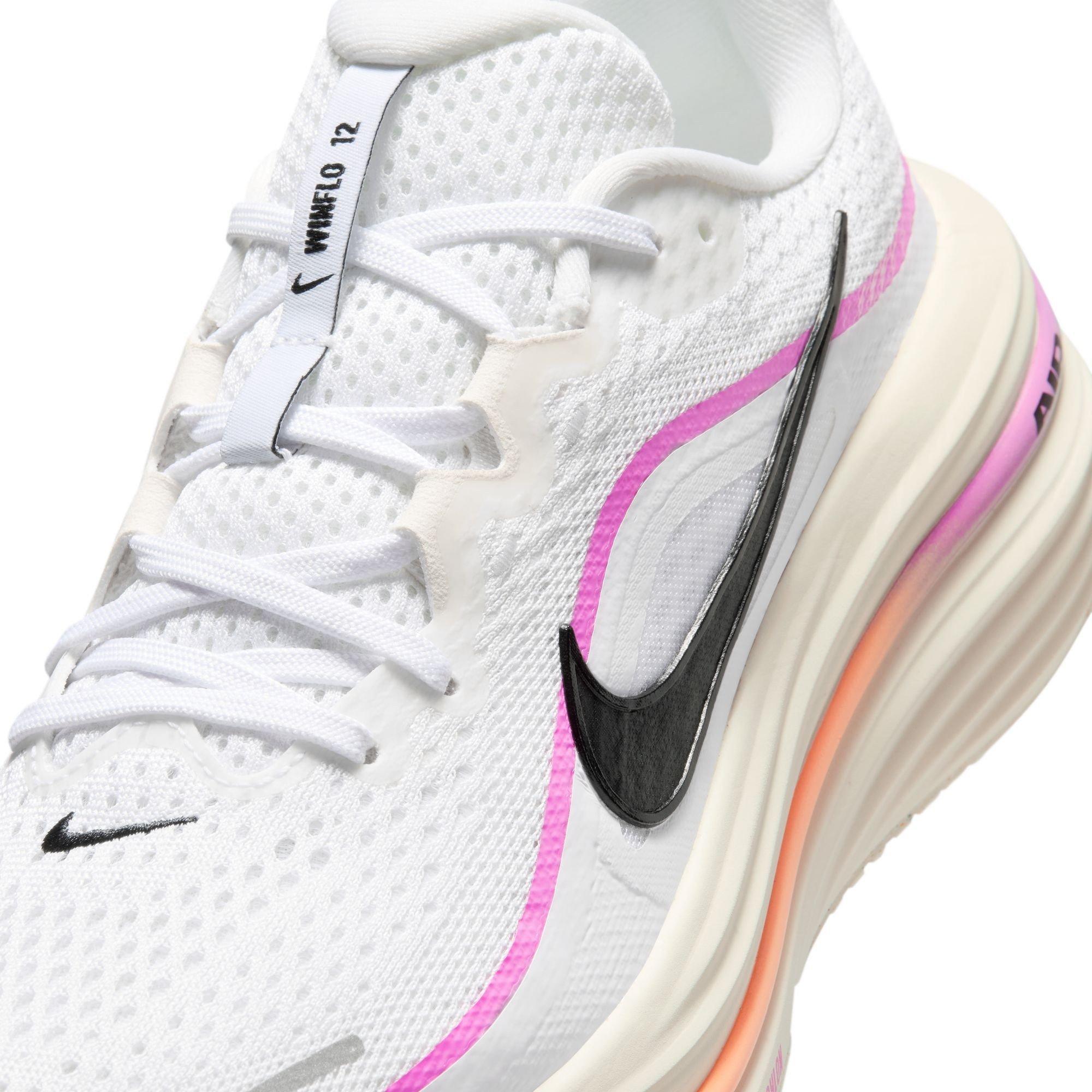 Wit/ mandarijn - Nike - Womens Nike Winflio 12 Everyday Running Shoes - 7