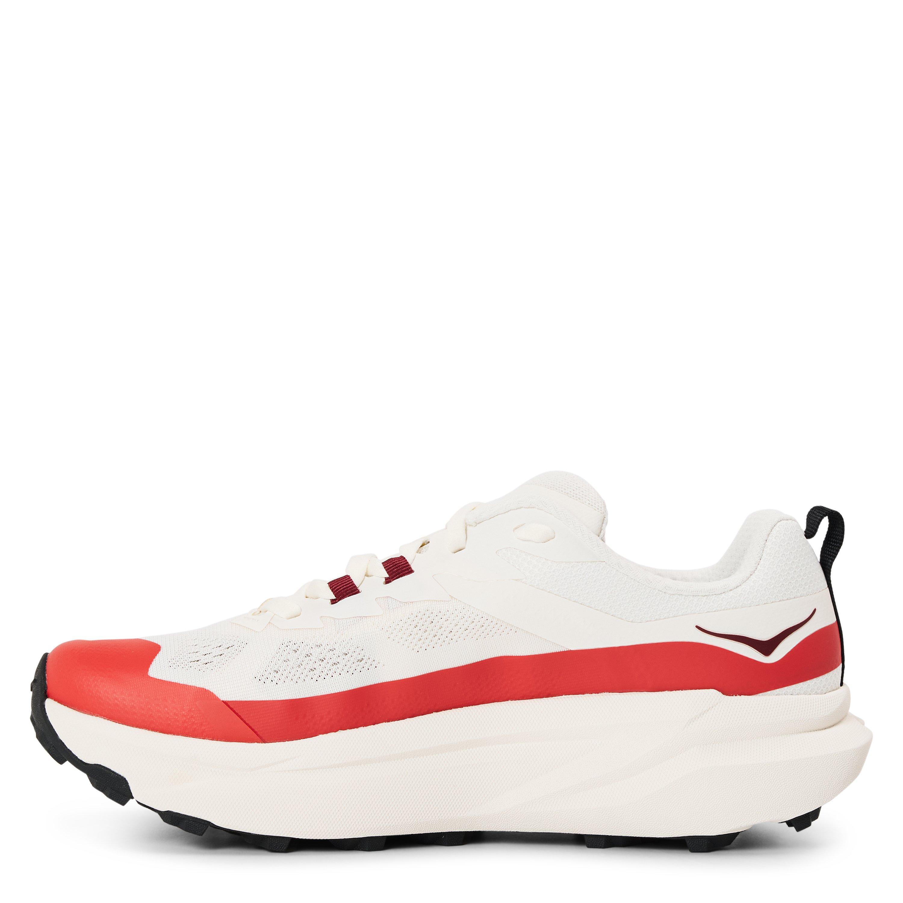 Alabaster/Red - Hoka - Women's Torrent 5 Trail Running Shoes - 2