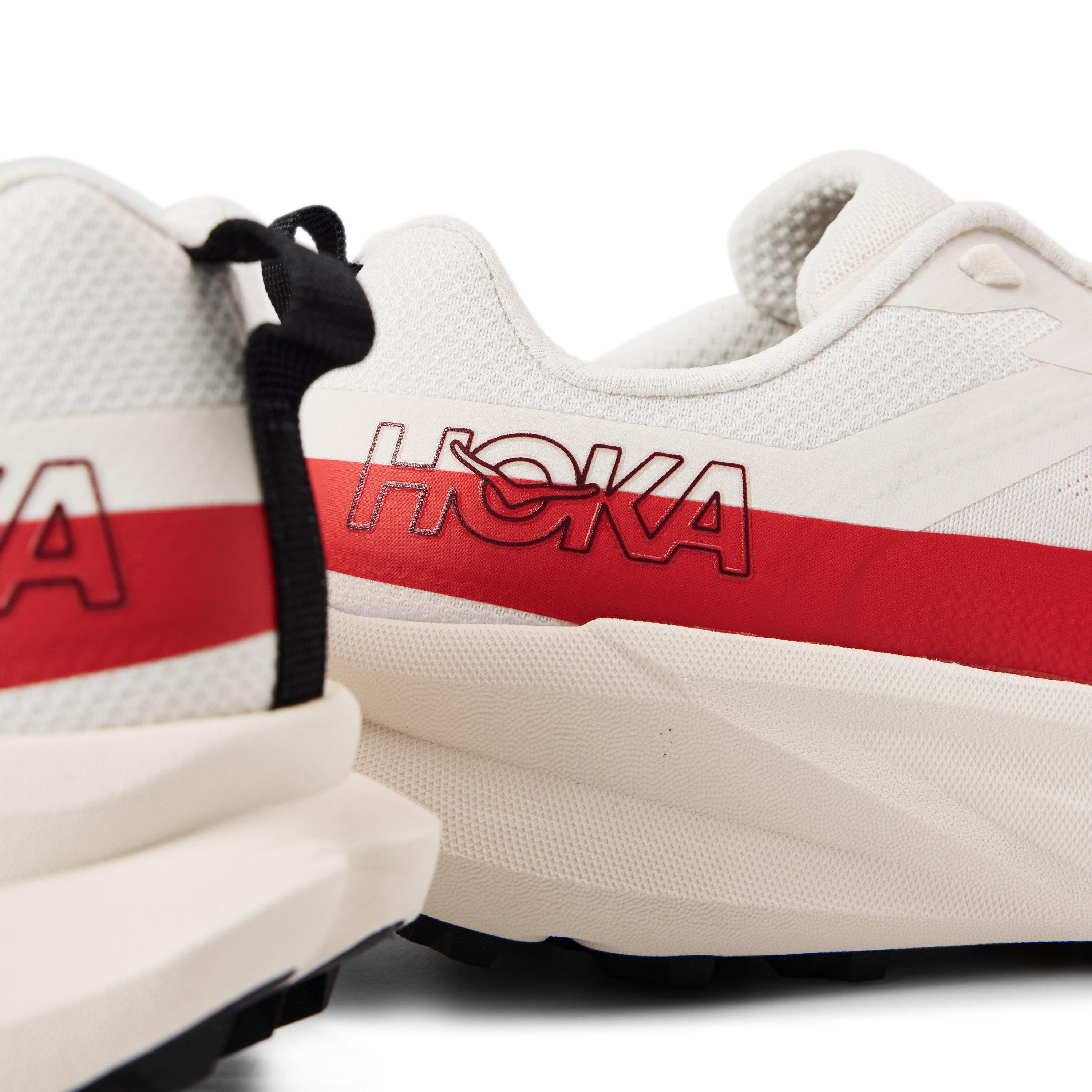 Alabaster/Red - Hoka - Women's Torrent 5 Trail Running Shoes - 3