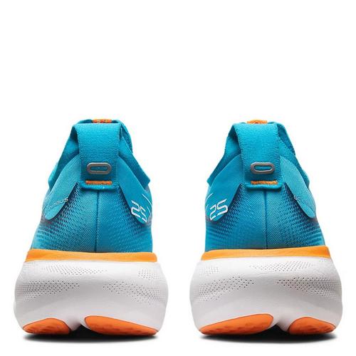 IS BLUE/S PEACH - Asics - GEL Nimbus 25 Mens Running Shoes - 7
