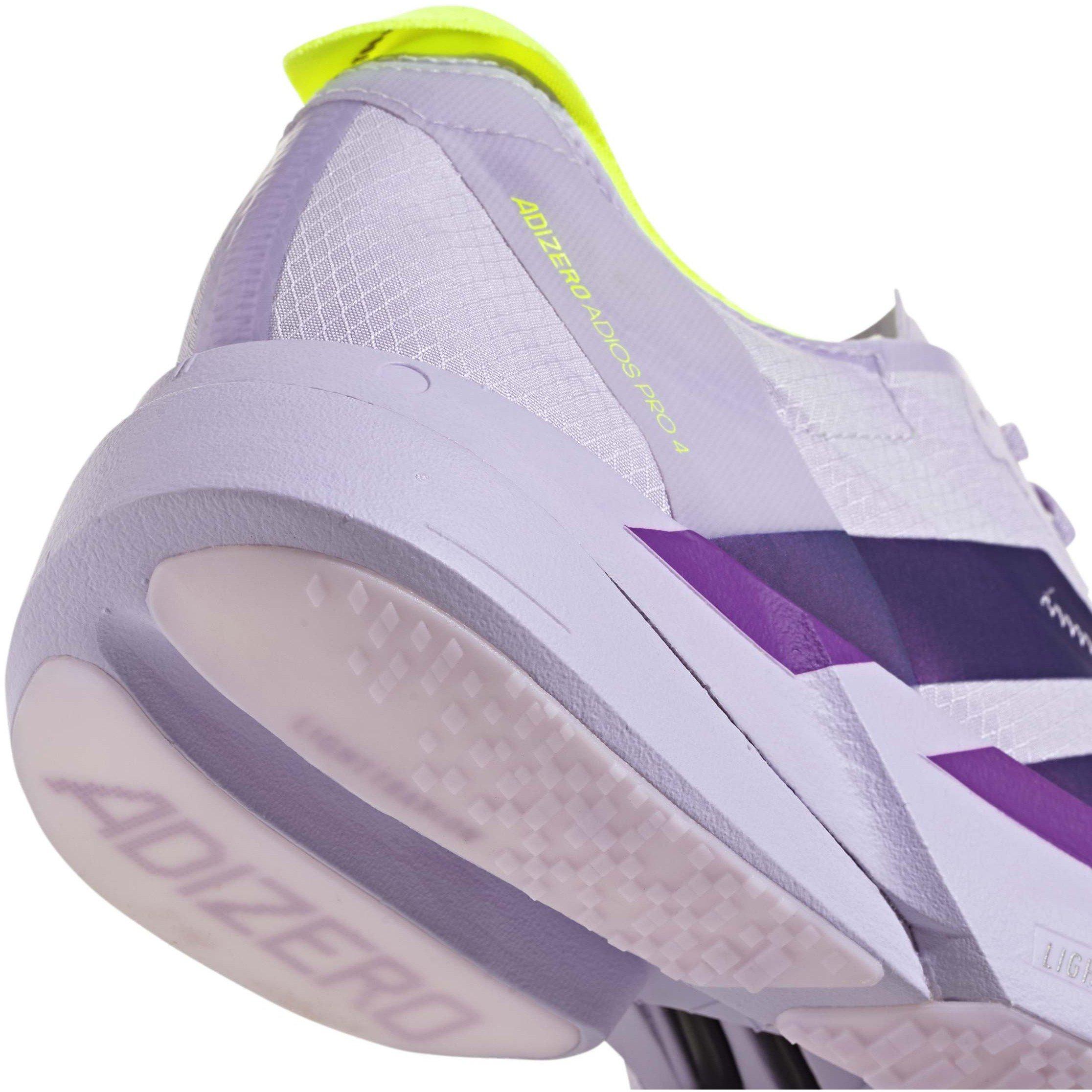 Viola/Verde - adidas - Women's Adios Pro 4 Road Running Shoes - 8