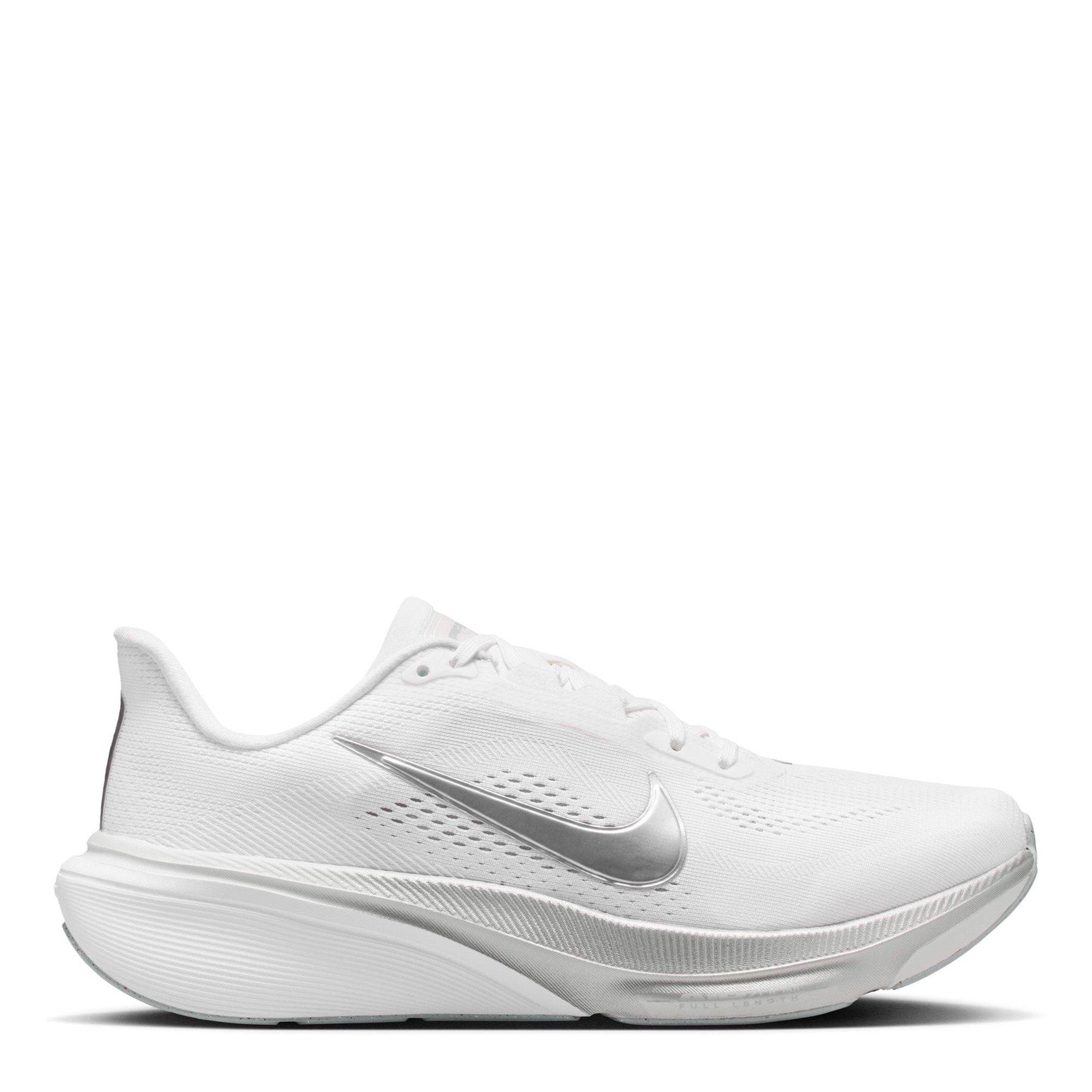 Nike Women's Pegasus 42 Everyday Running Shoes - White/Wolf Grey - 6.5 (40.5)