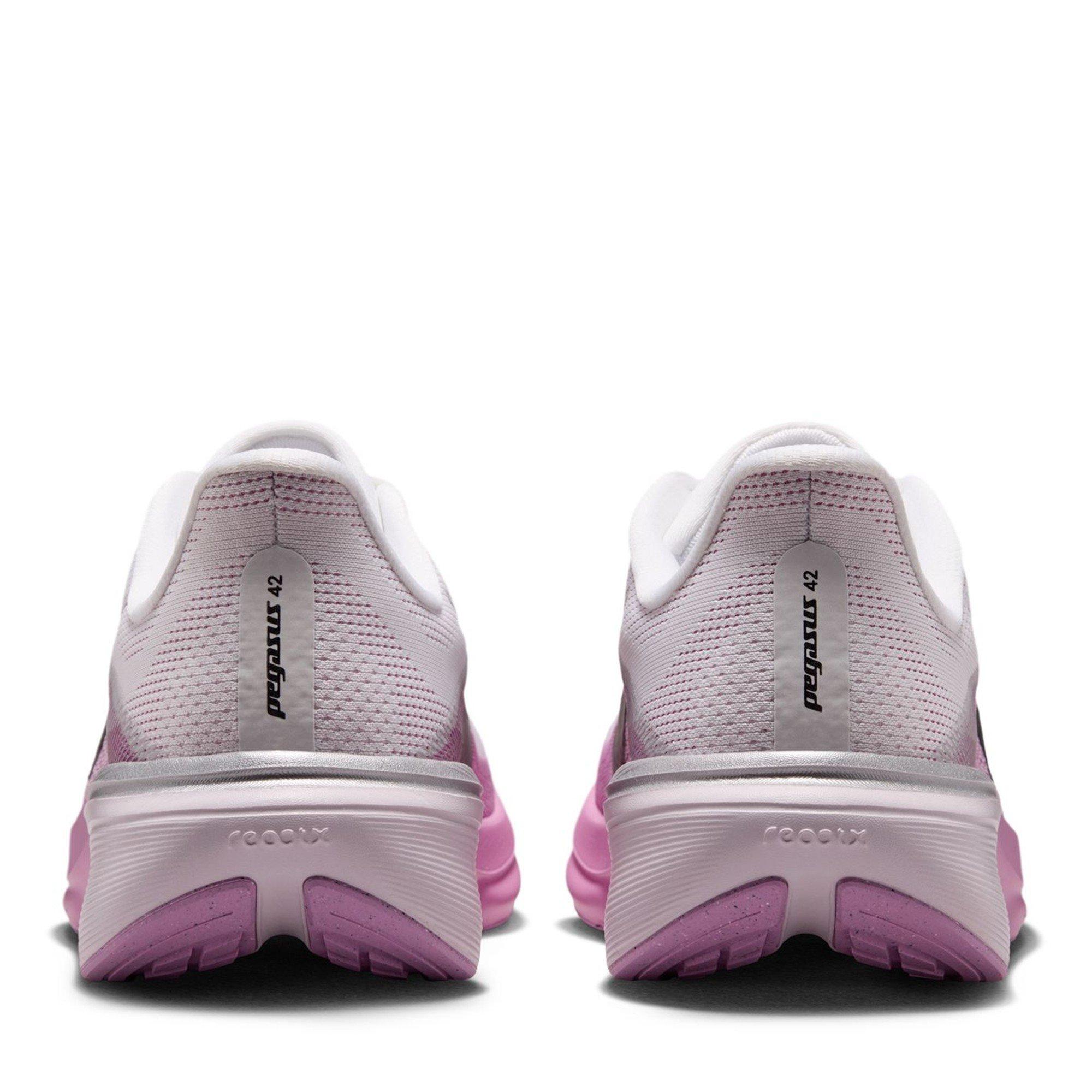 White/Black - Nike - Nike Pegasus 42 Womens Everyday Running Shoes - 6