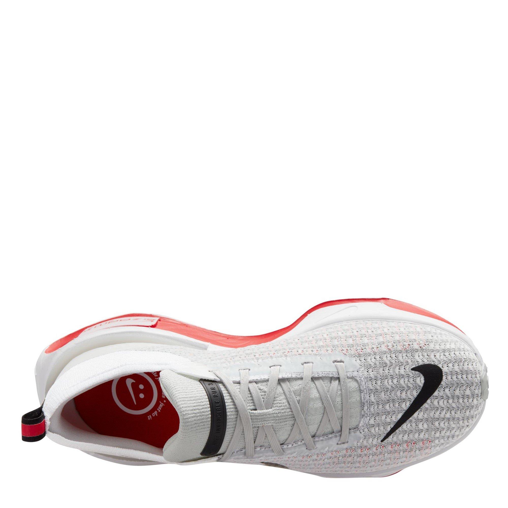 Grey/Red - Nike - Invincible 3 Road Running Shoes Mens - 12