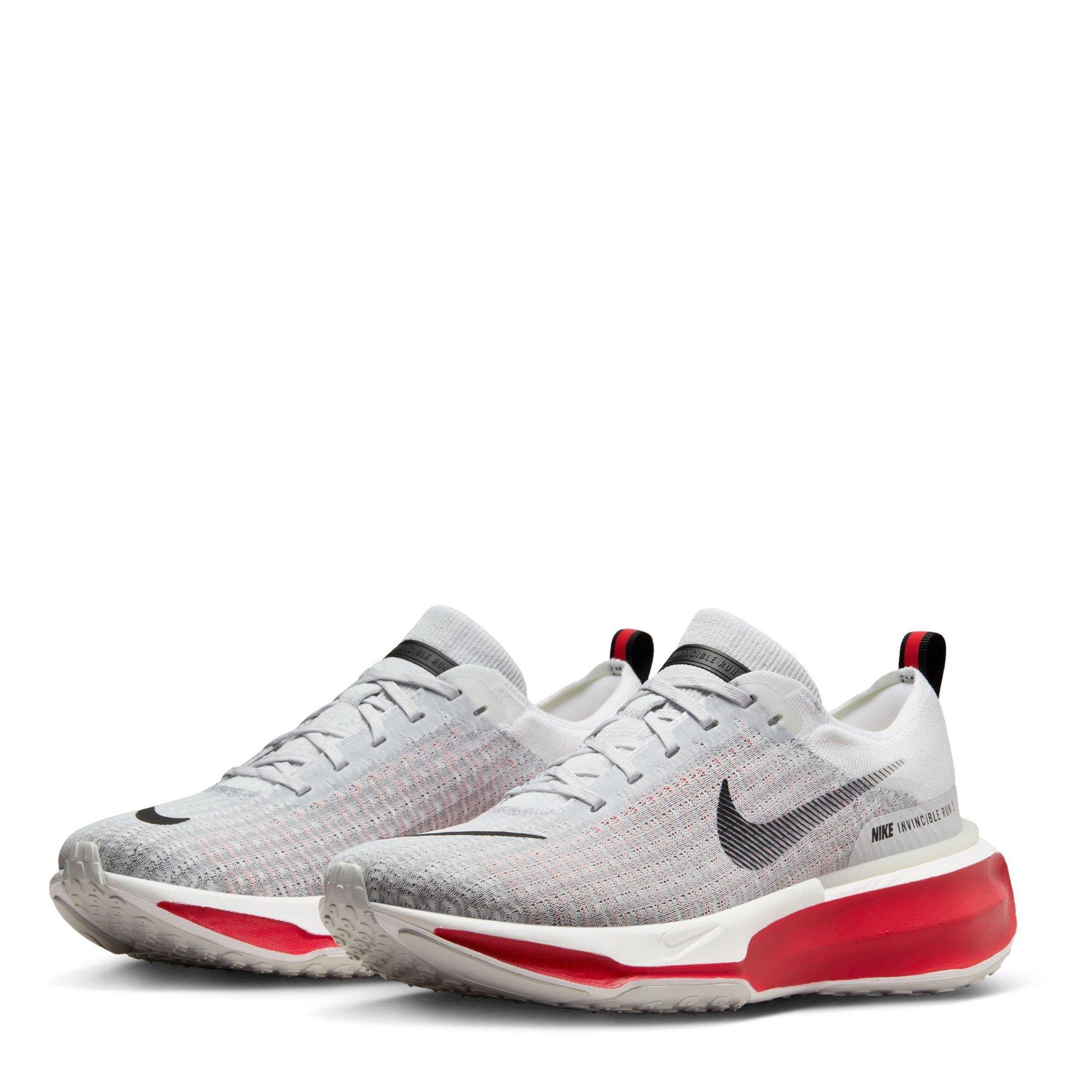 Grey/Red - Nike - Invincible 3 Road Running Shoes Mens - 4