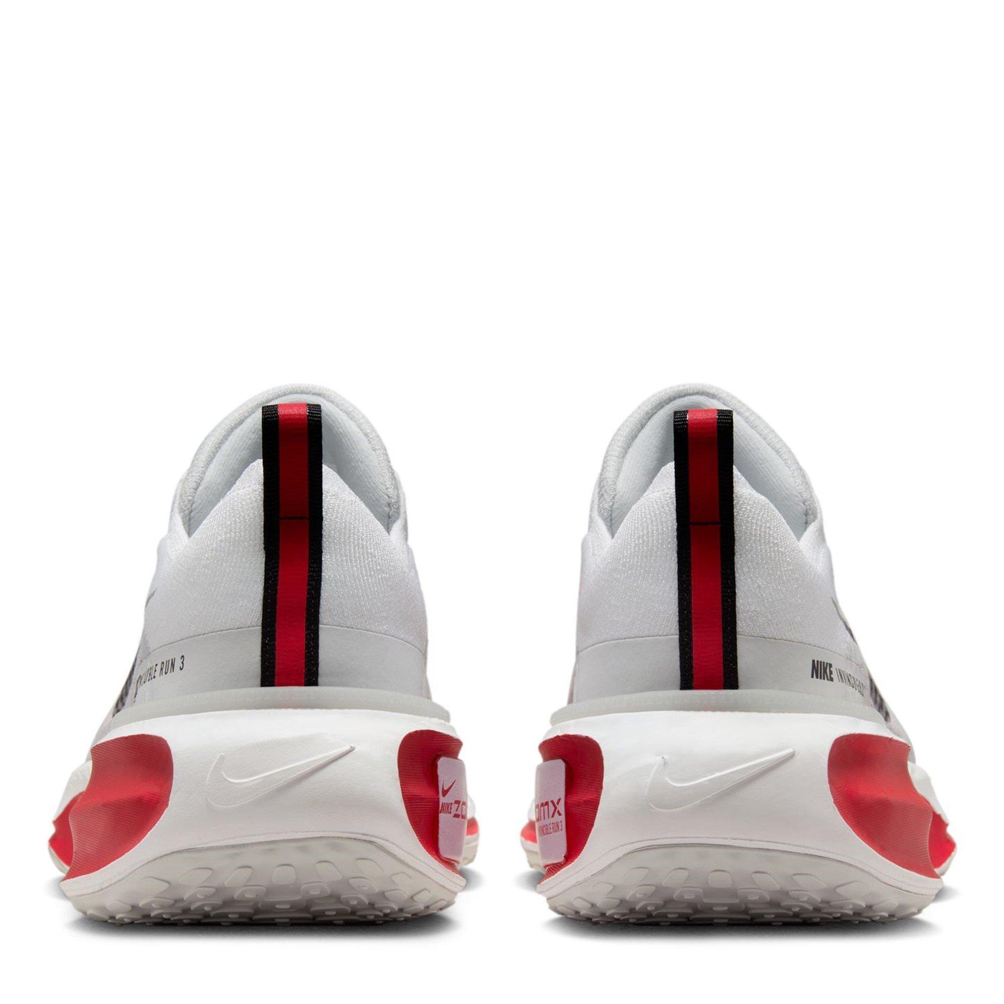 Grey/Red - Nike - Invincible 3 Road Running Shoes Mens - 5