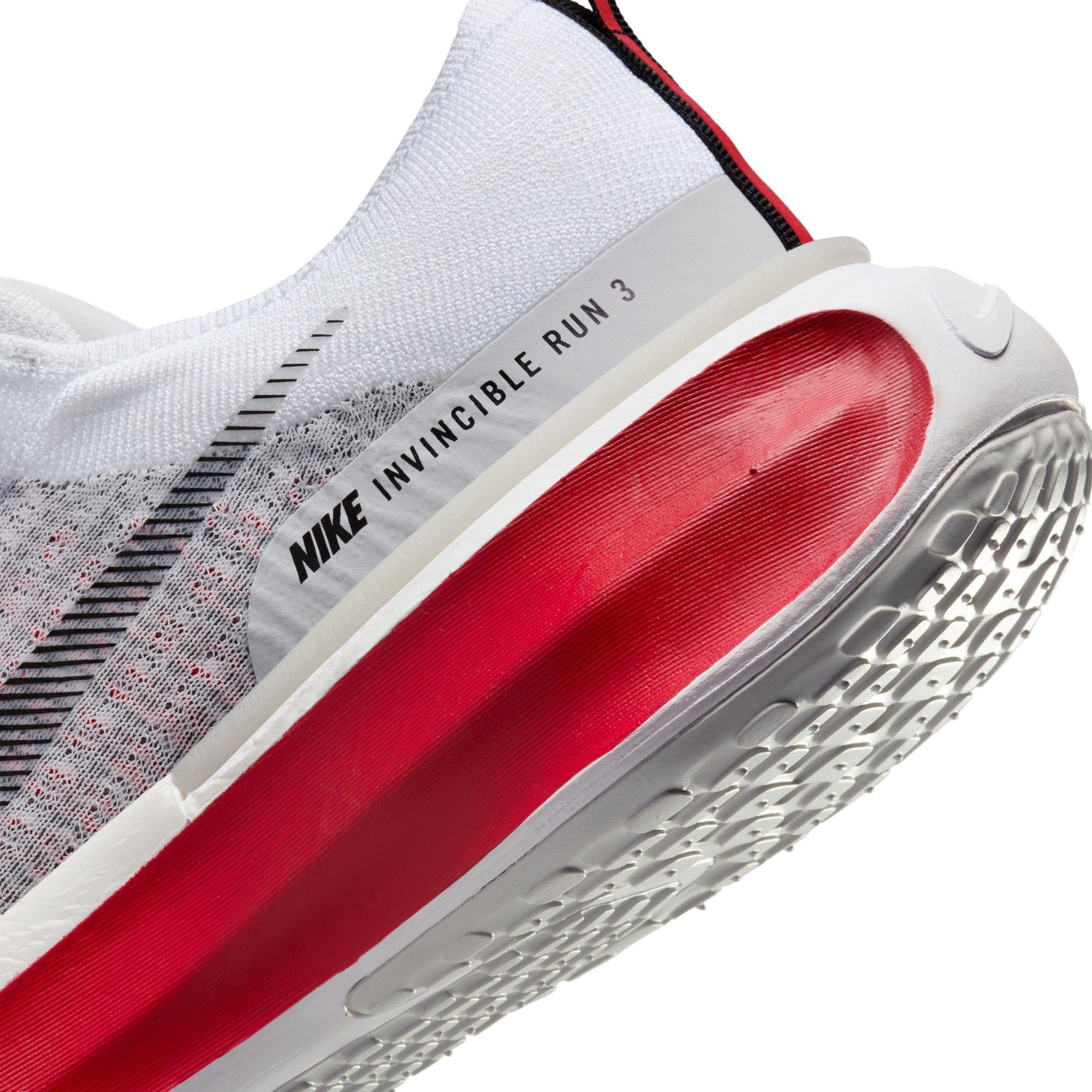 Grey/Red - Nike - Invincible 3 Road Running Shoes Mens - 8