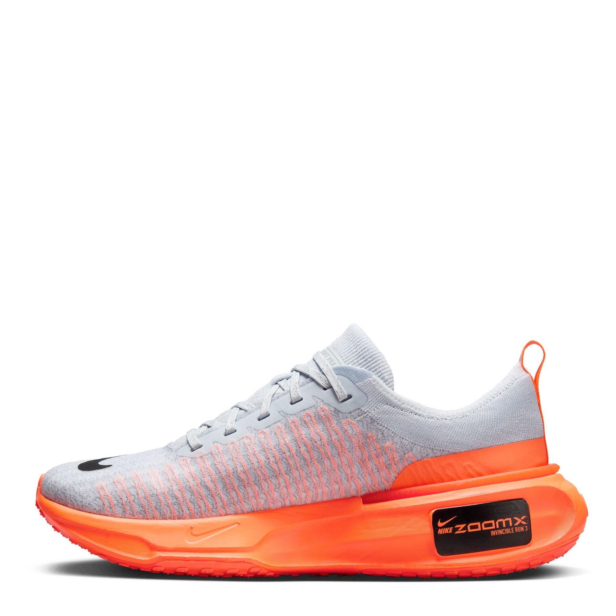 Gris/Naranja - Nike - Invincible 3 Road Running Shoes Mens - 2