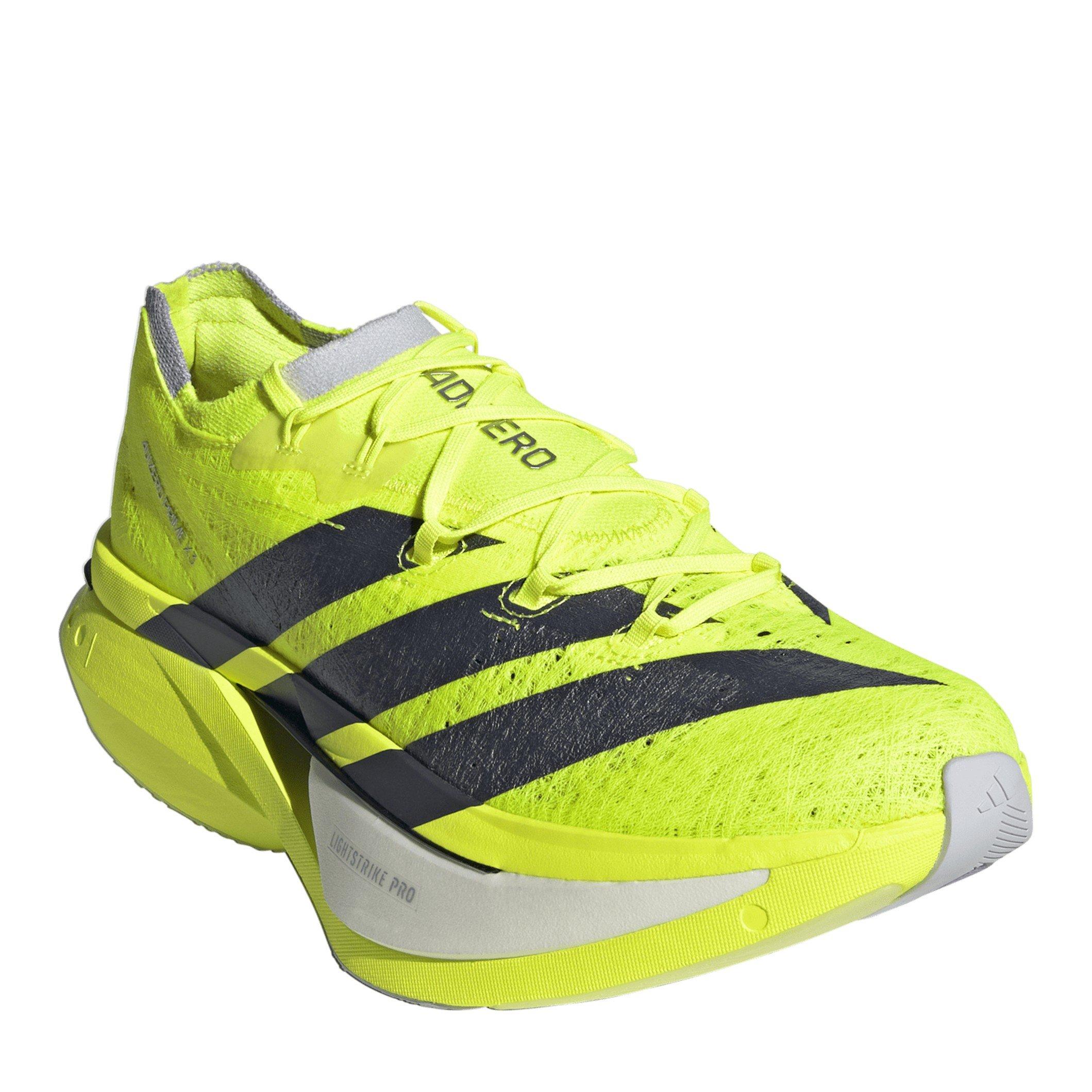 Solar Yellow - adidas - Unisex Prime X3 Strung Road Running Shoes - 3