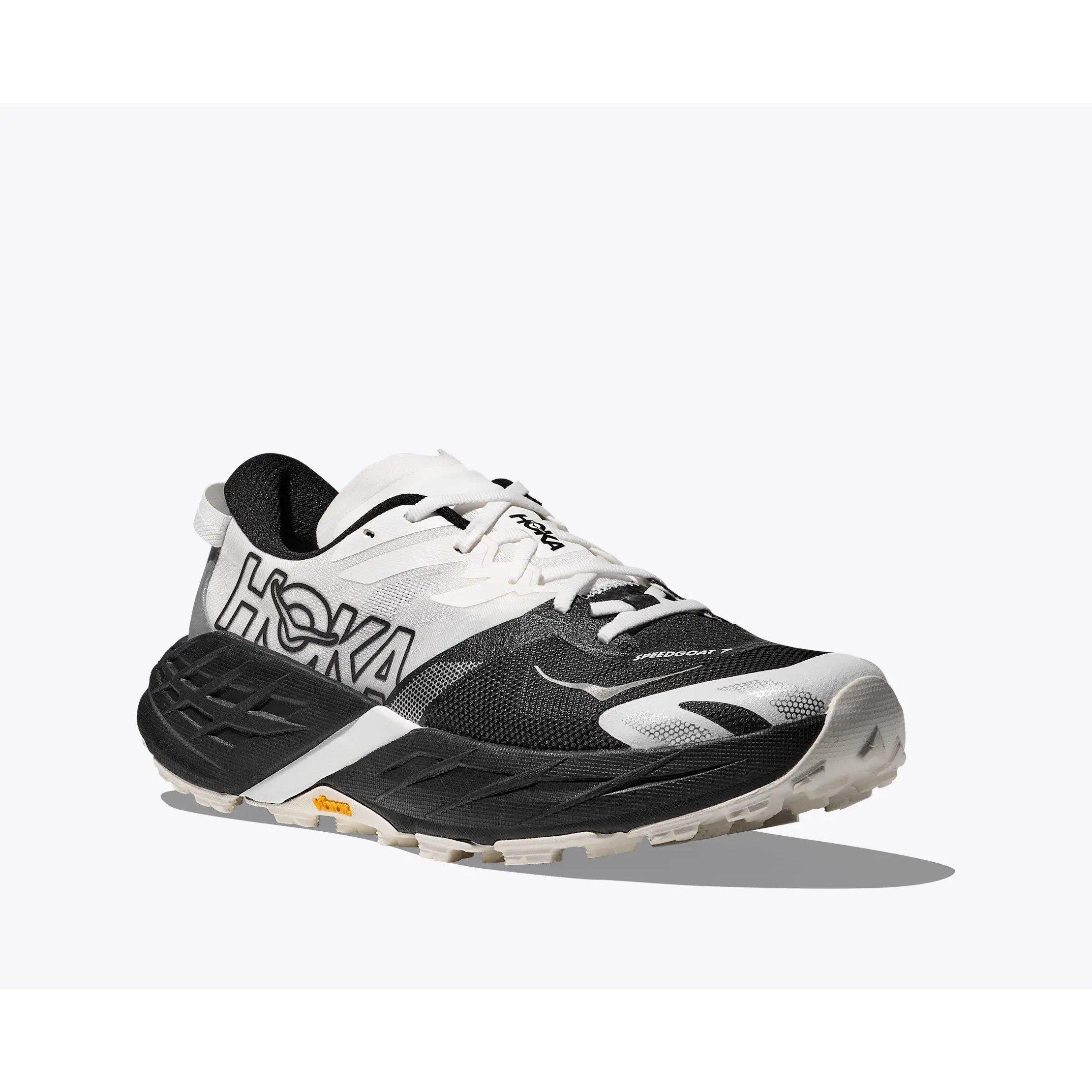 Black/White - Hoka - Women's Speedgoat 7 Trail Running Shoes - 6