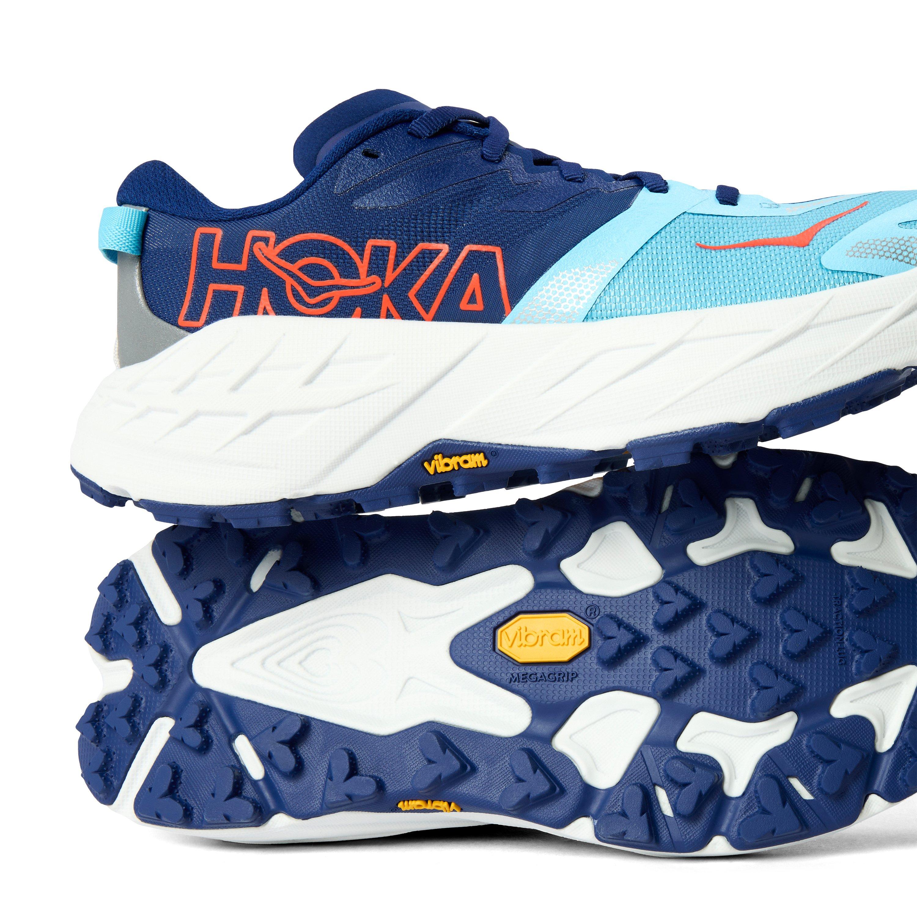 Blue/Grey - Hoka - Women's Speedgoat 7 Trail Running Shoes - 3