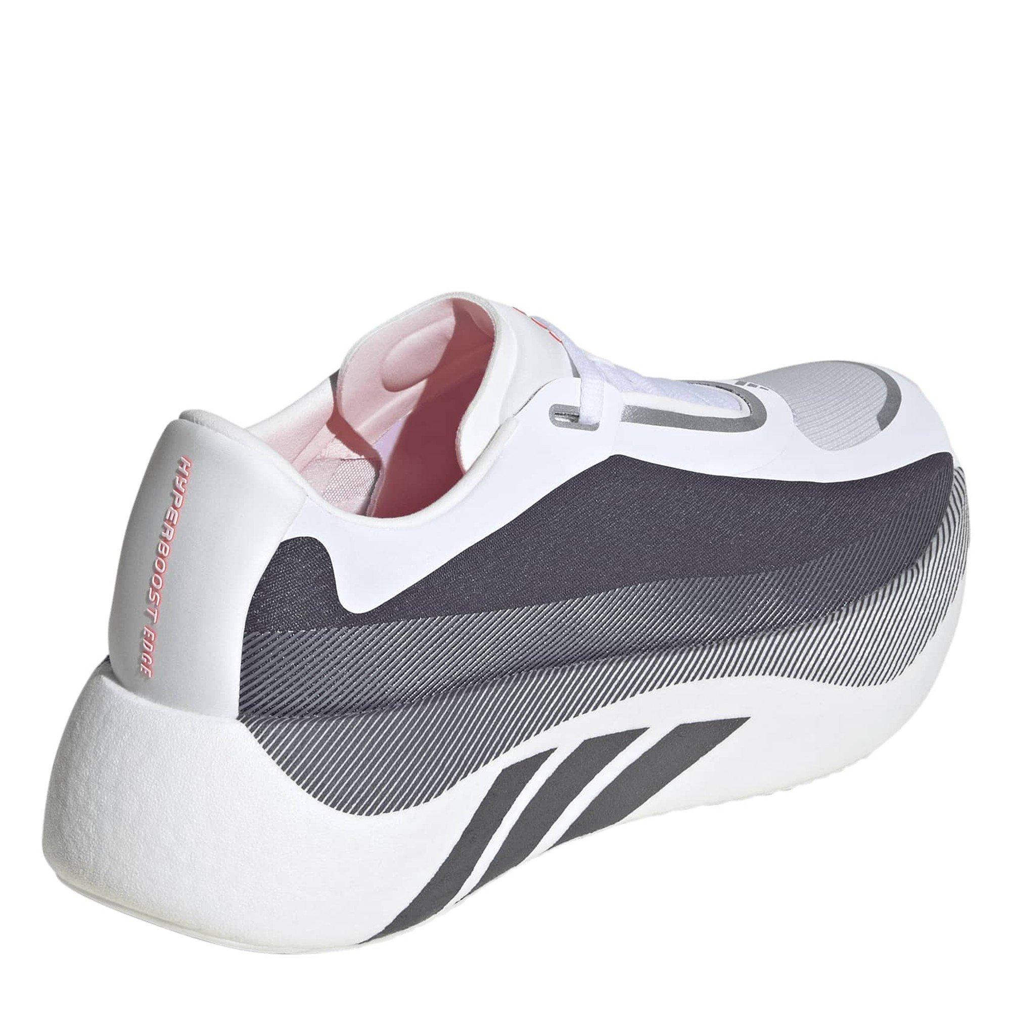 White/Onix - adidas - Women's Hyperboost Edge Road Running Shoes - 4
