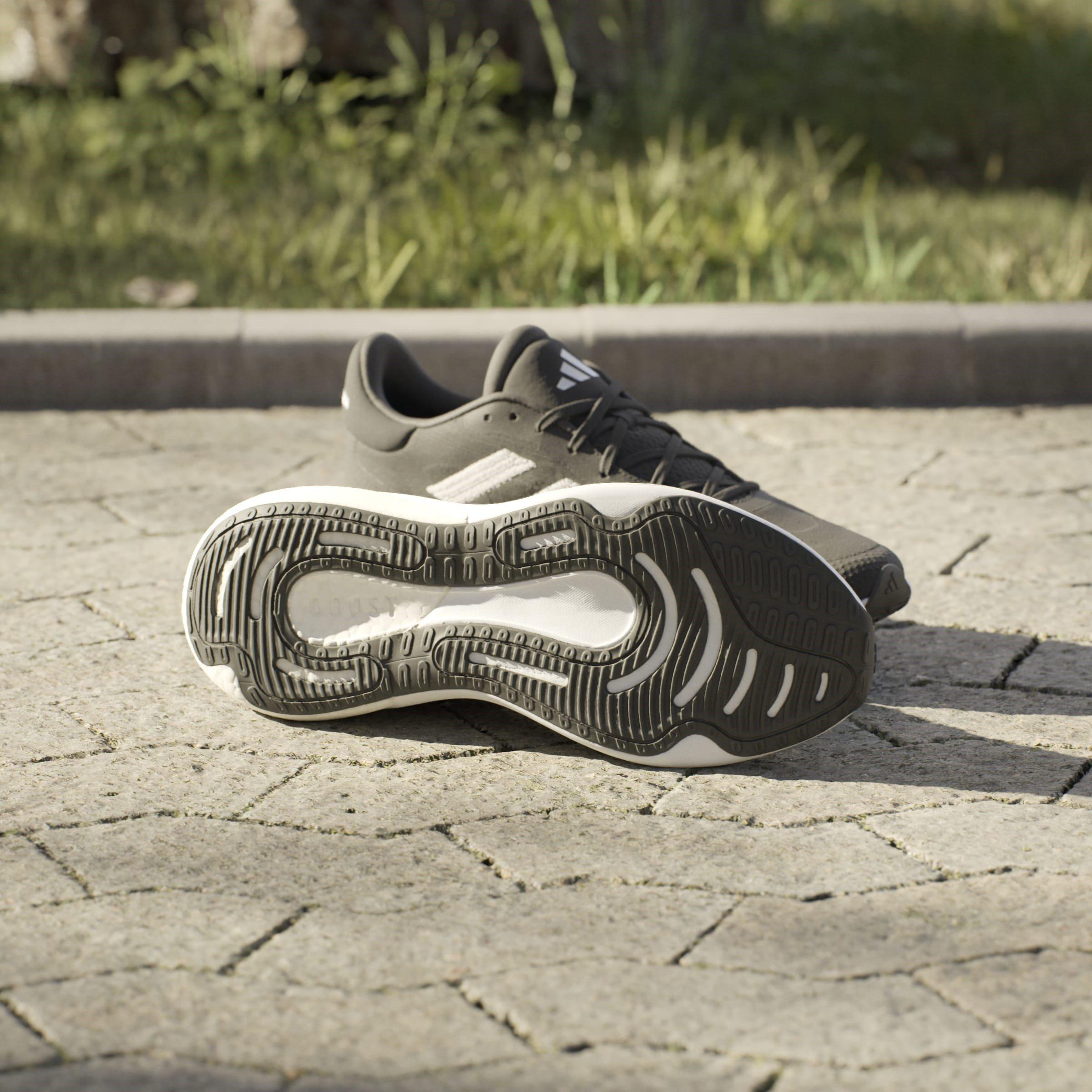 C.Blk/Wht/Black - adidas - Supernova 3 Mens Running Shoes - 12