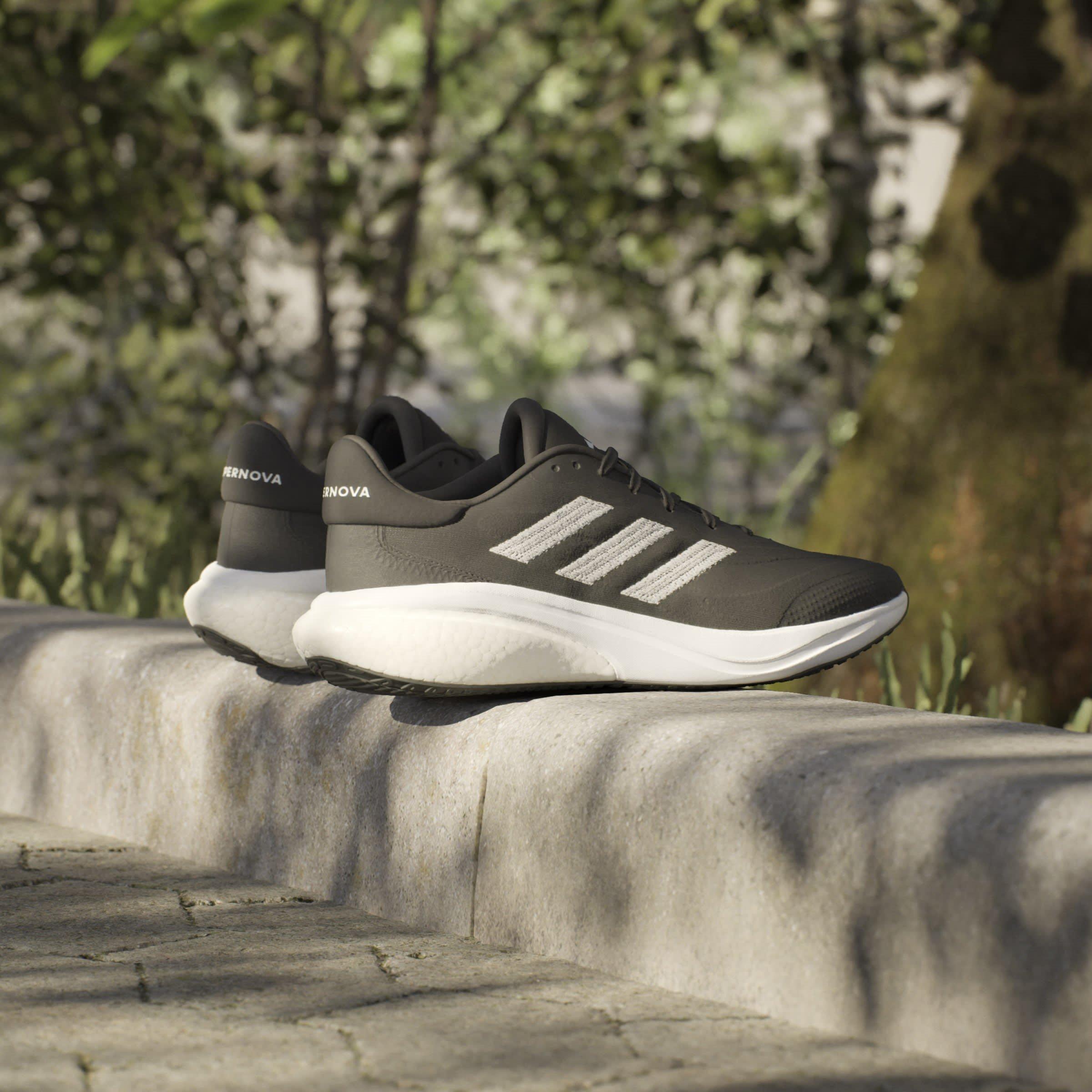 C.Blk/Wht/Black - adidas - Supernova 3 Mens Running Shoes - 14