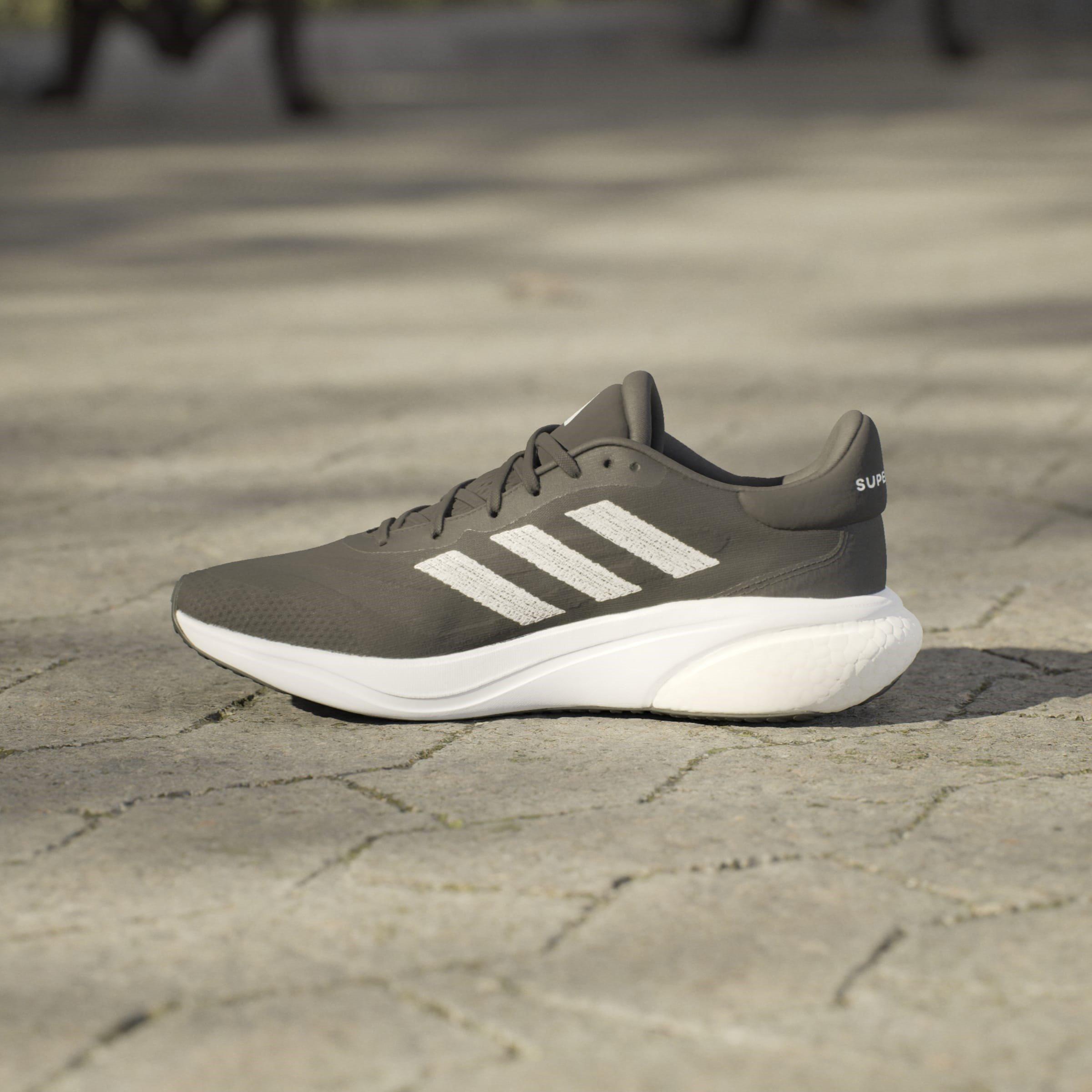 C.Blk/Wht/Black - adidas - Supernova 3 Mens Running Shoes - 15