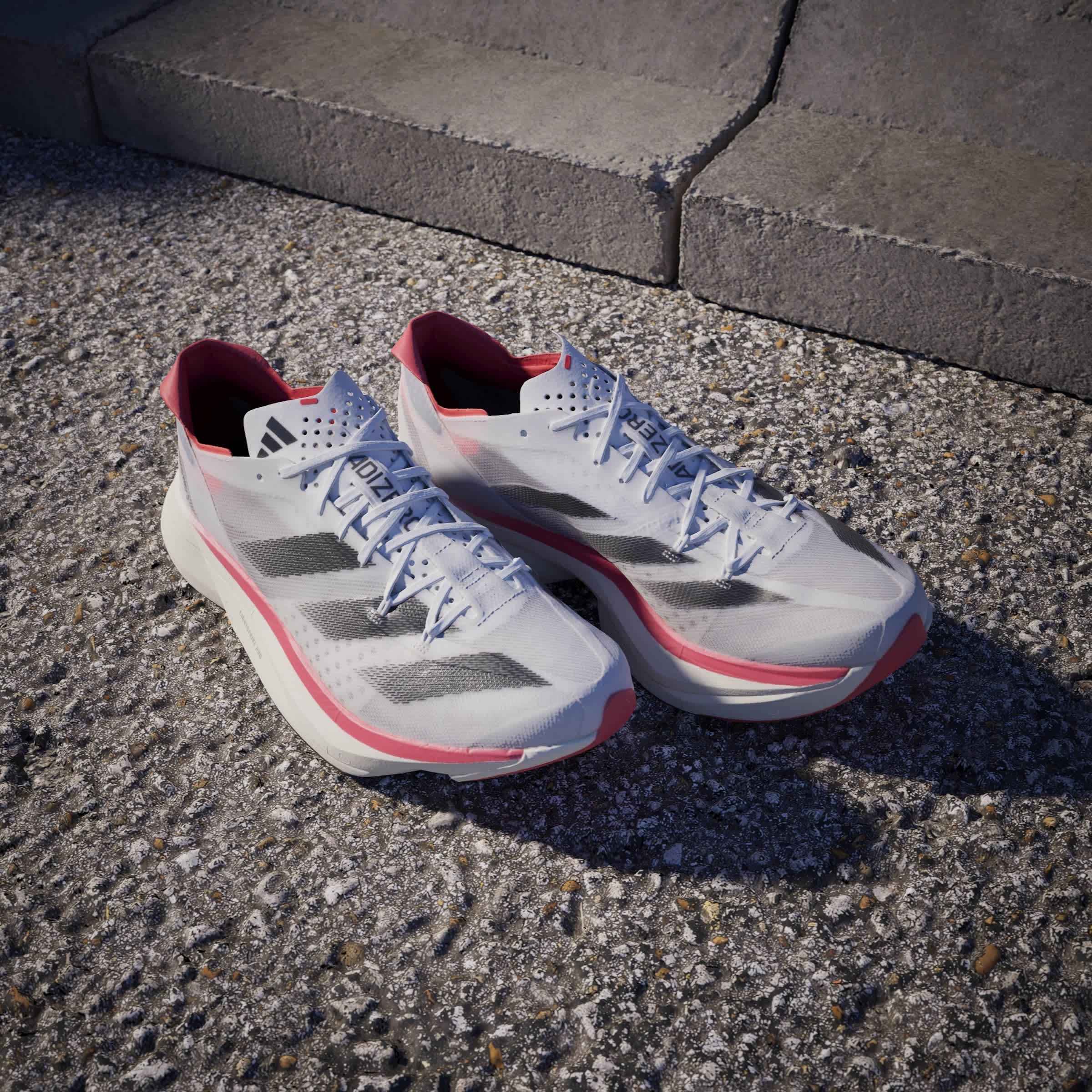 Ftwr White/Core - adidas - Adizero Adios Pro 3 M Road Running Shoes Unisex Kids - 12