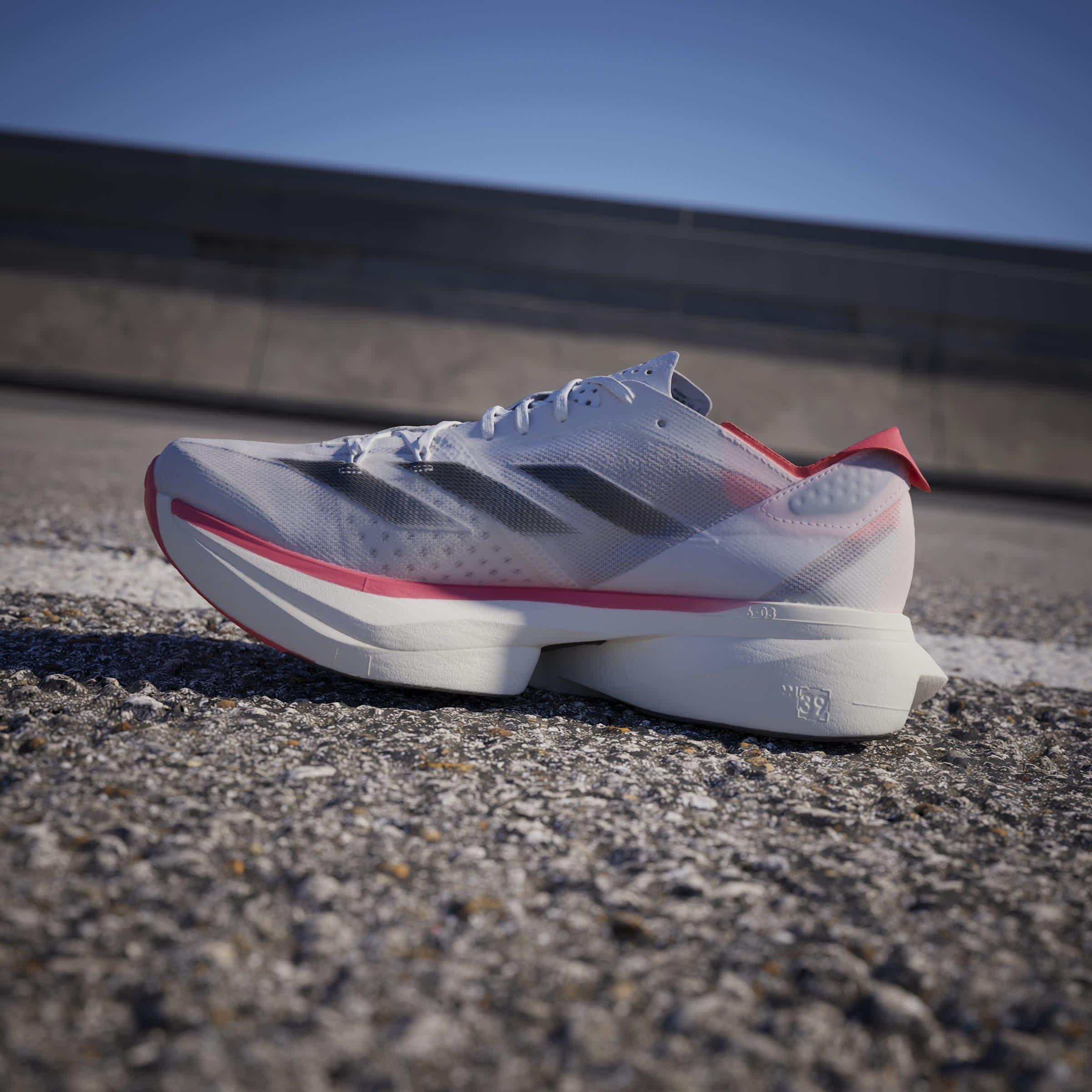 Ftwr White/Core - adidas - Adizero Adios Pro 3 M Road Running Shoes Unisex Kids - 14