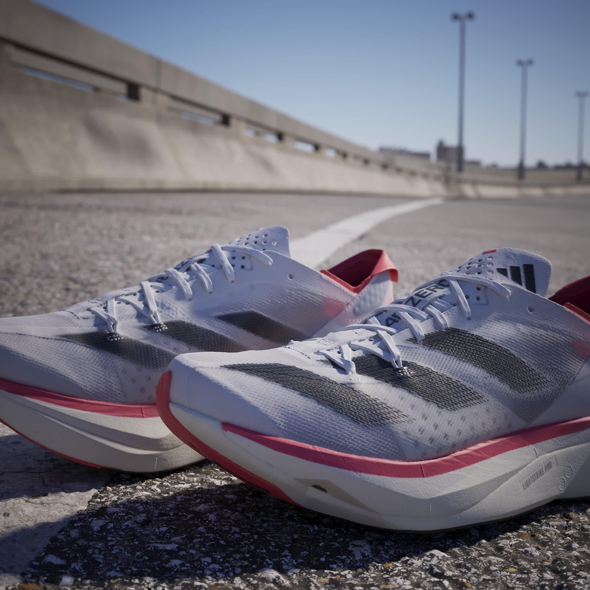 Ftwr White/Core - adidas - Adizero Adios Pro 3 M Road Running Shoes Unisex Kids - 16