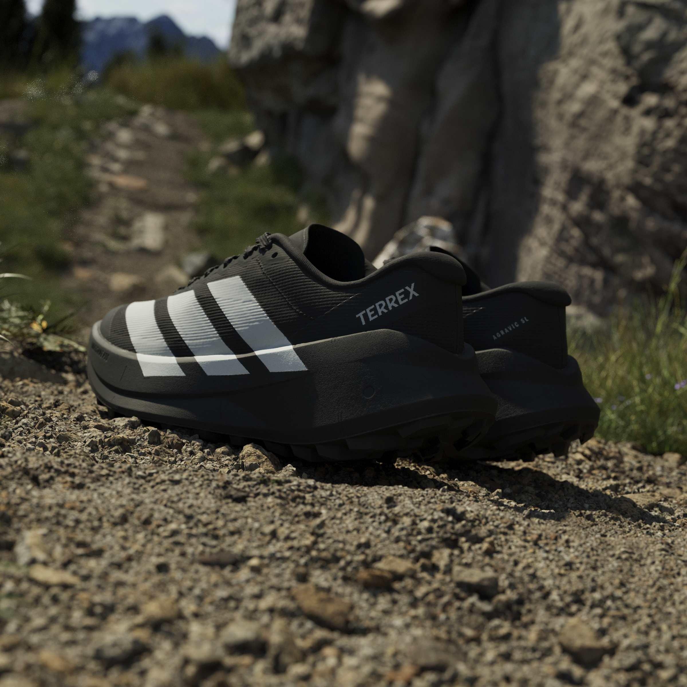 Core Black - adidas - Women's Terrex Agravic SL Trail Running Shoes - 13