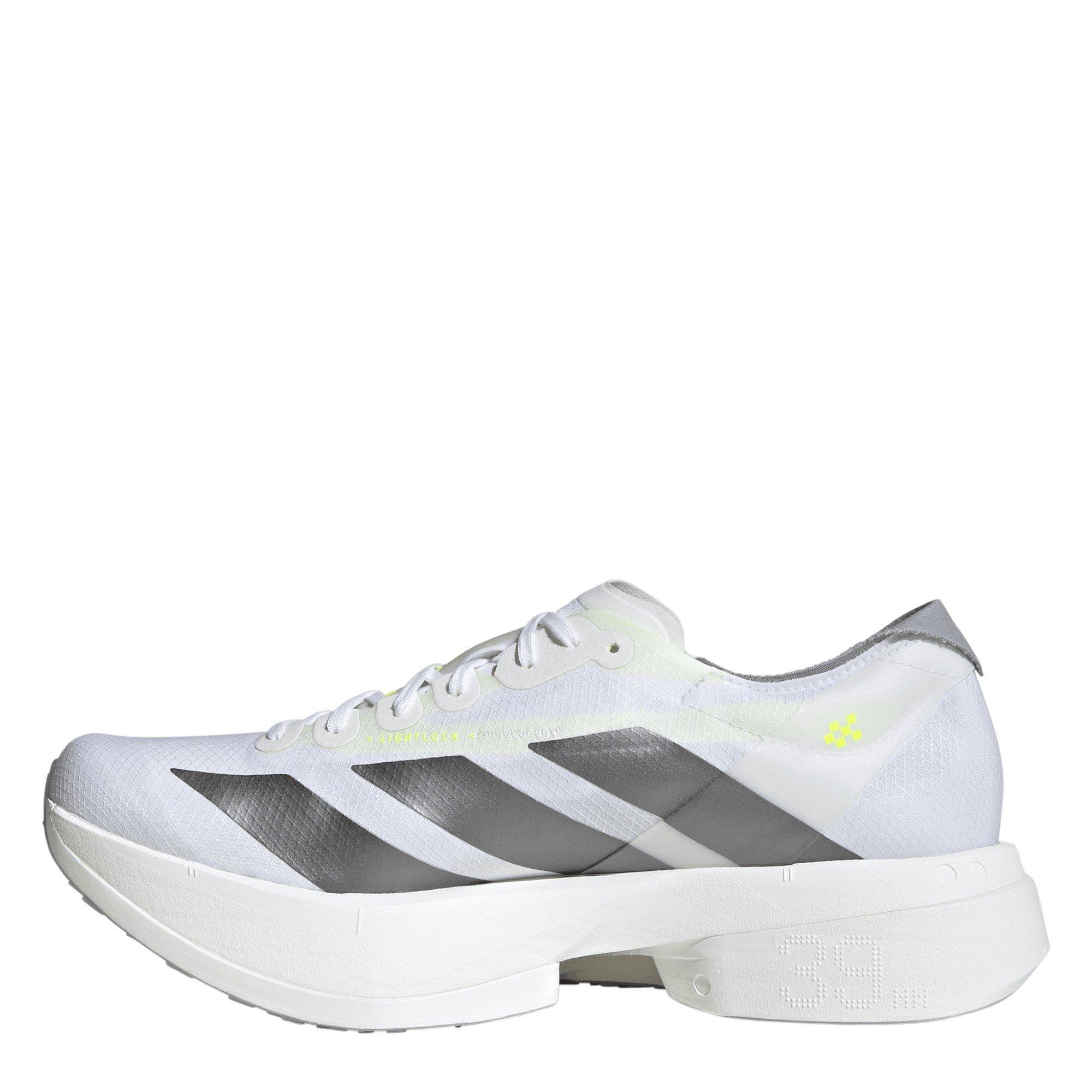 White/Yellow - adidas - Men's Adios Pro 4 Road Running Shoes - 2