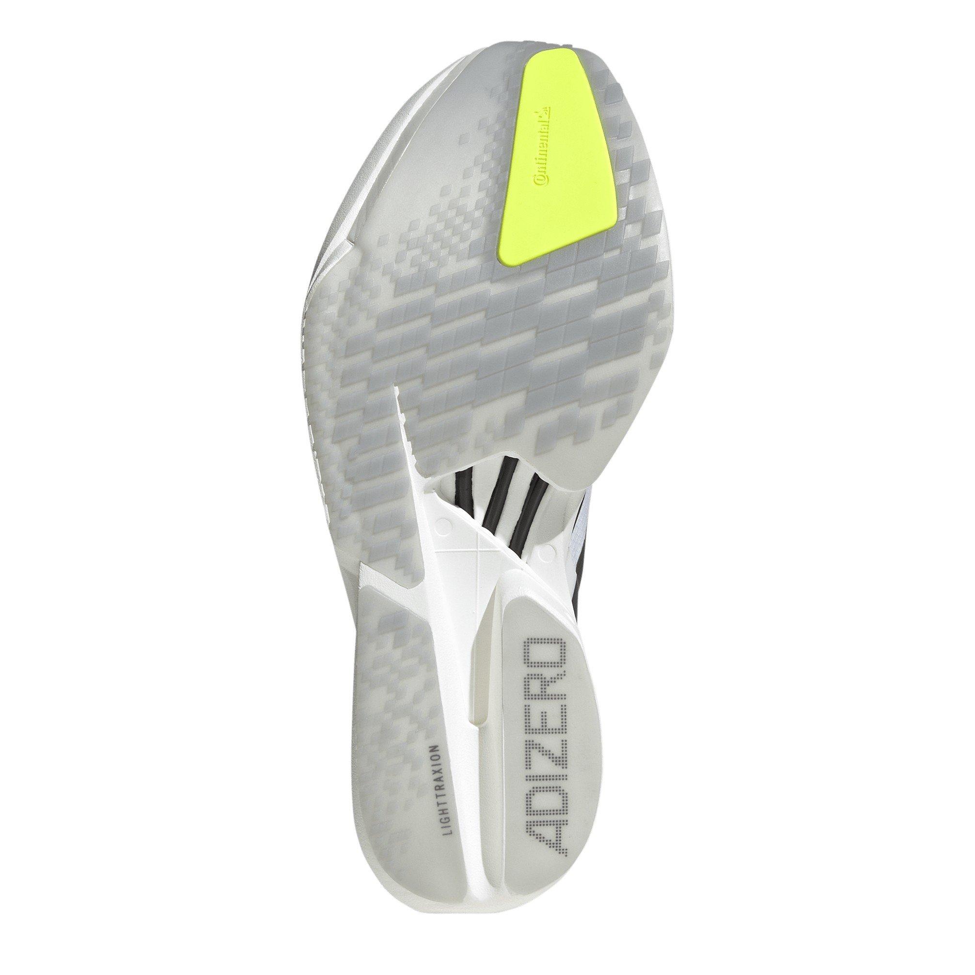 White/Yellow - adidas - Men's Adios Pro 4 Road Running Shoes - 6